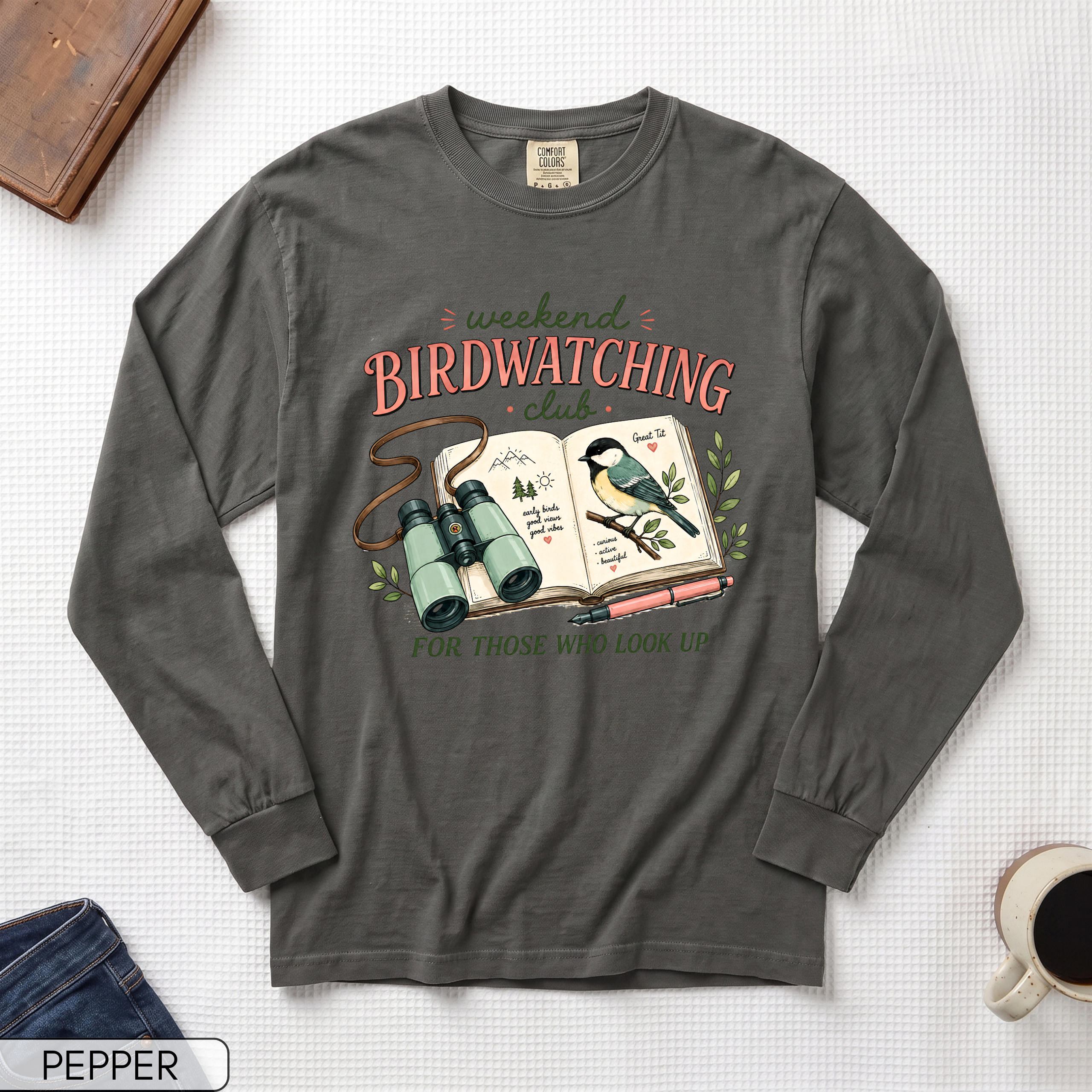 Weekend Birdwatching Club Long Sleeve T-shirt