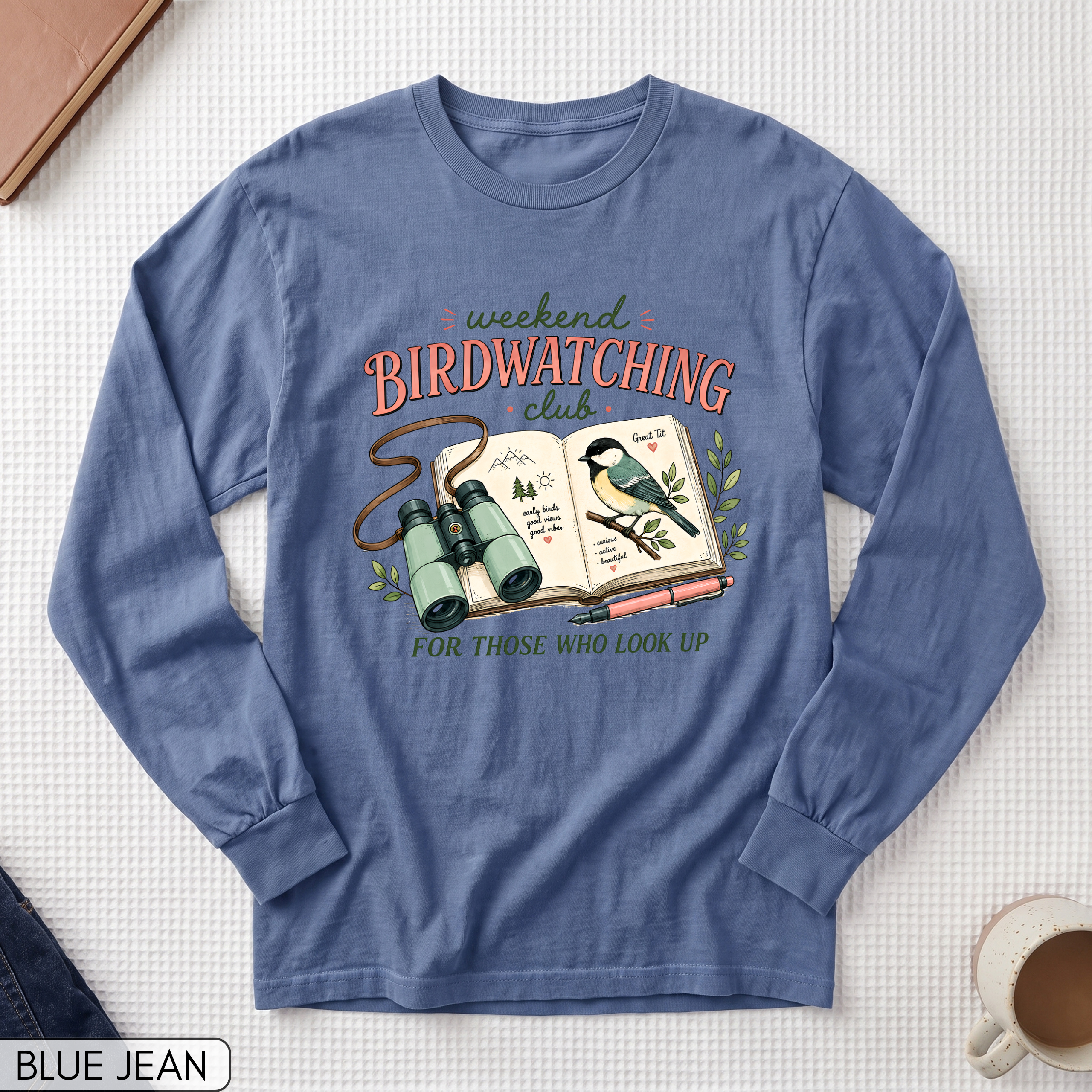 Weekend Birdwatching Club Long Sleeve T-shirt