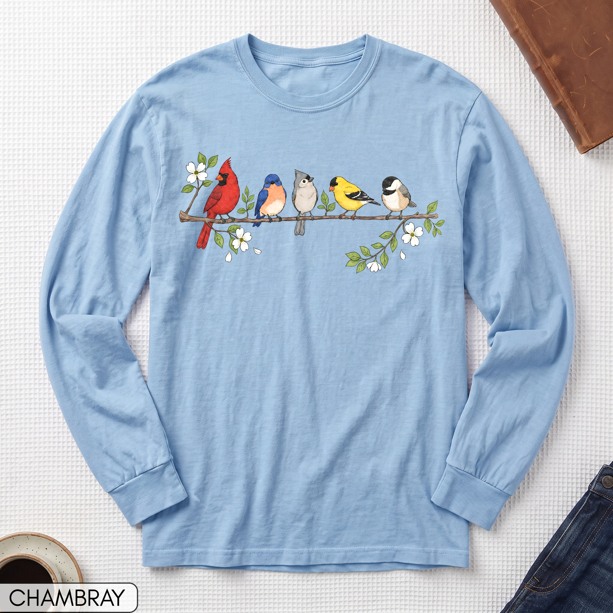 Backyard Birds Long Sleeve T-shirt