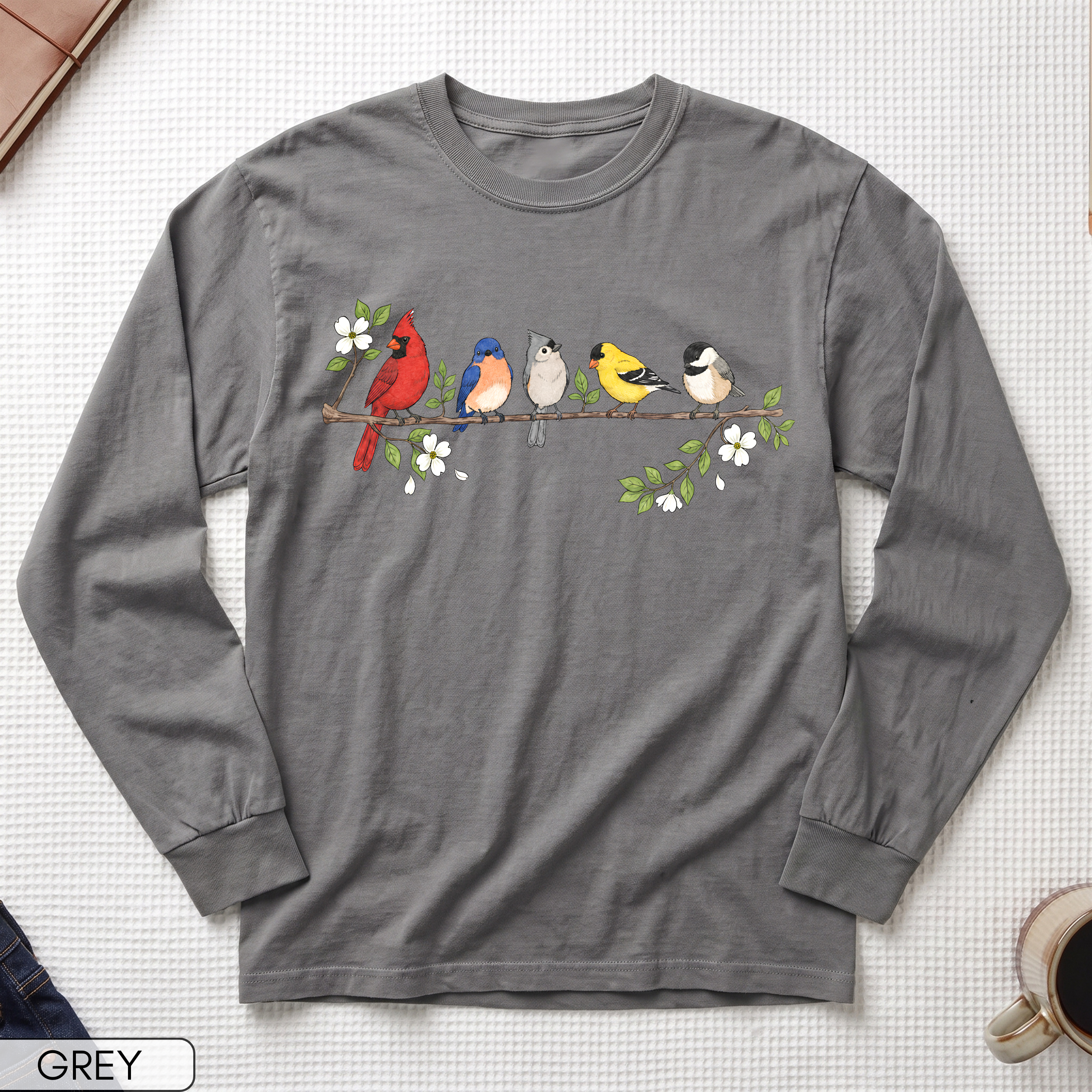Backyard Birds Long Sleeve T-shirt