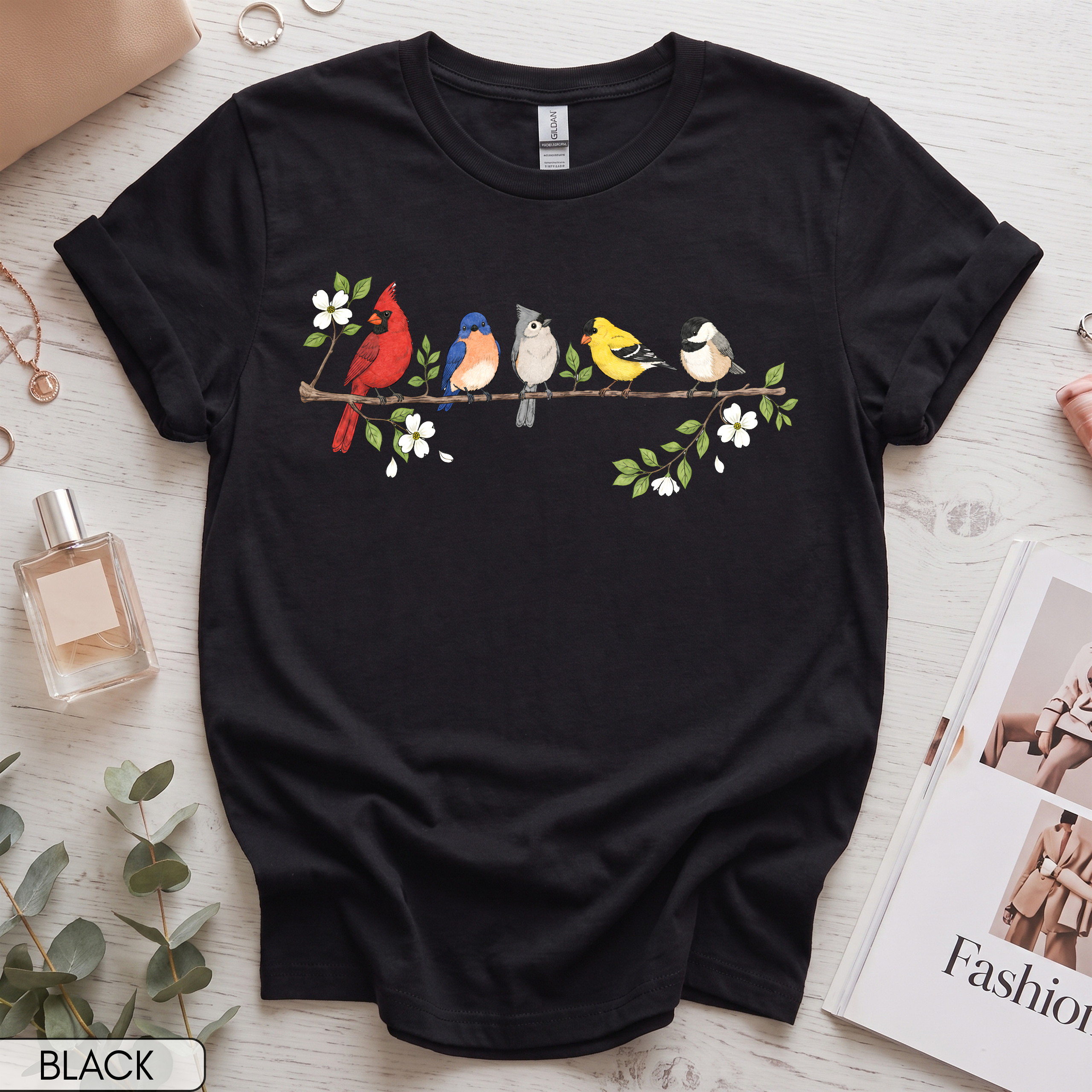 Backyard Birds  Women's Short Sleeve T-Shirt