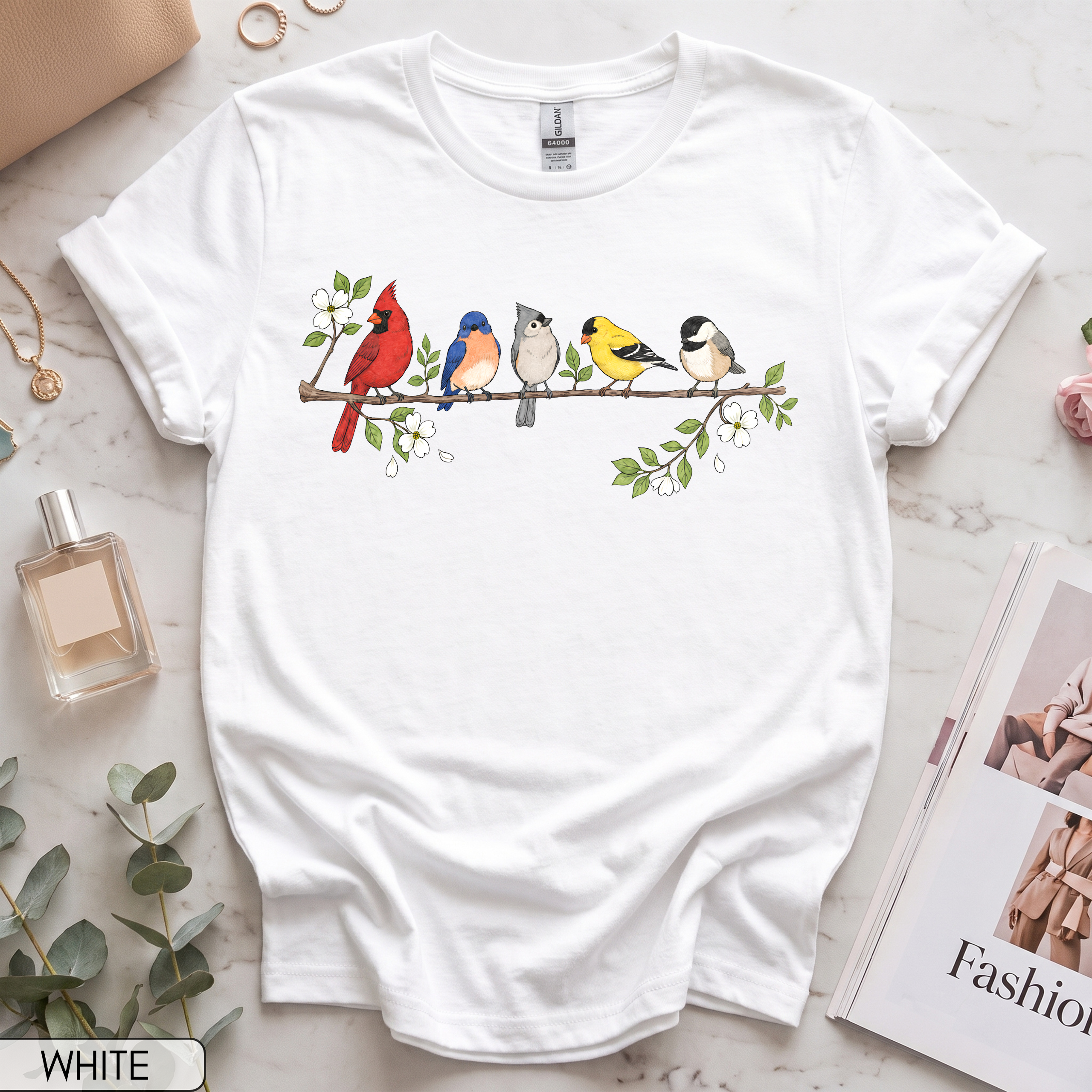 Backyard Birds  Women's Short Sleeve T-Shirt