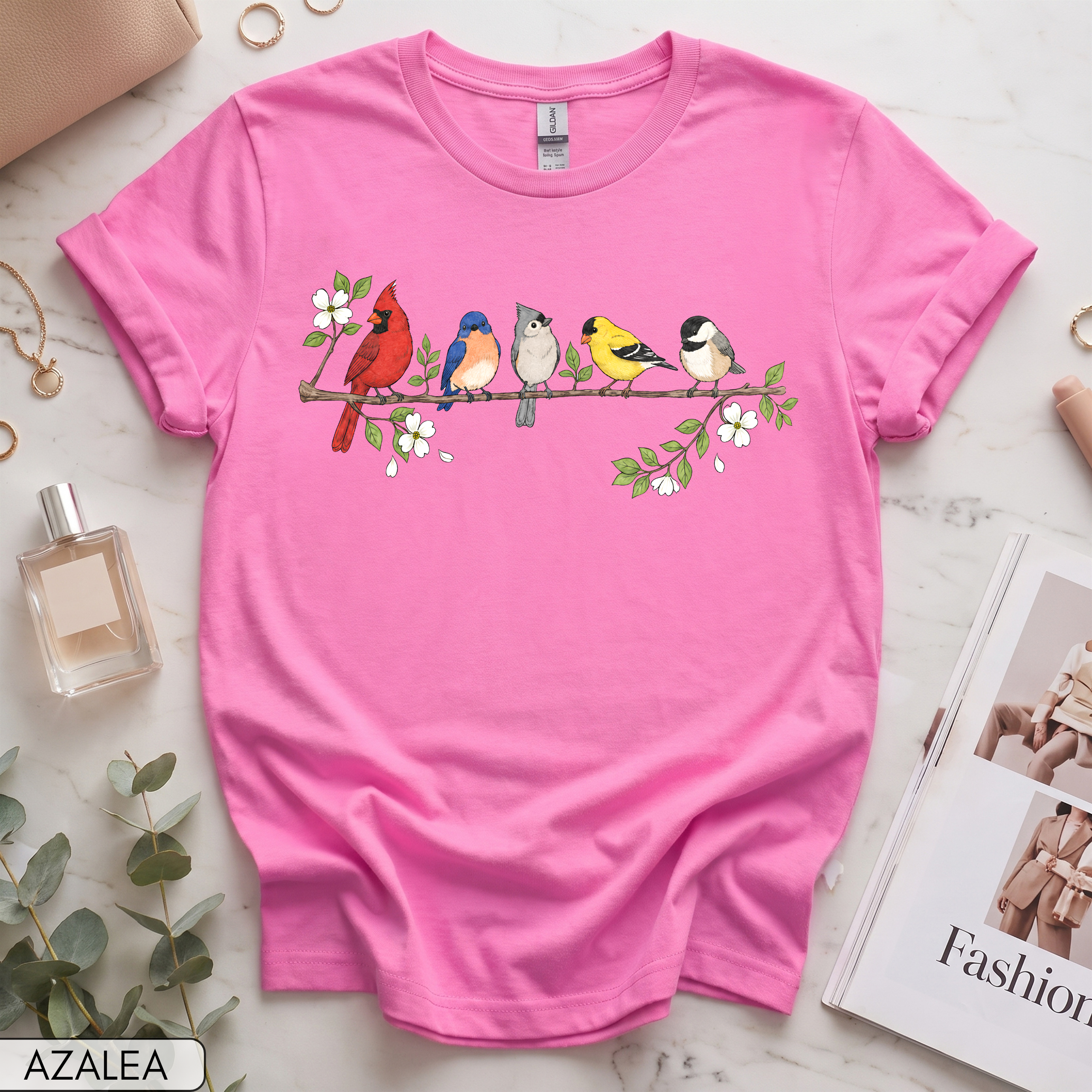 Backyard Birds  Women's Short Sleeve T-Shirt