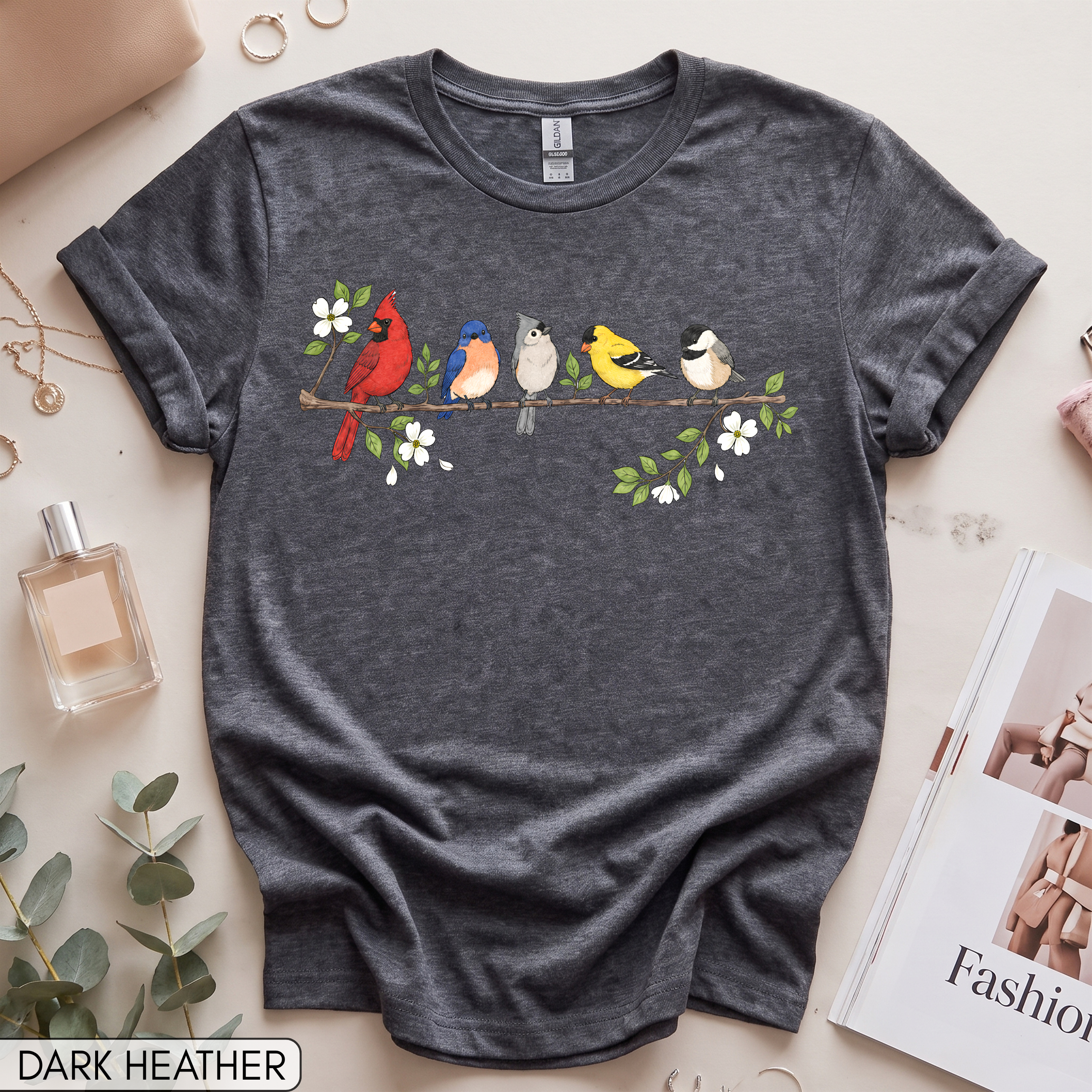 Backyard Birds  Women's Short Sleeve T-Shirt
