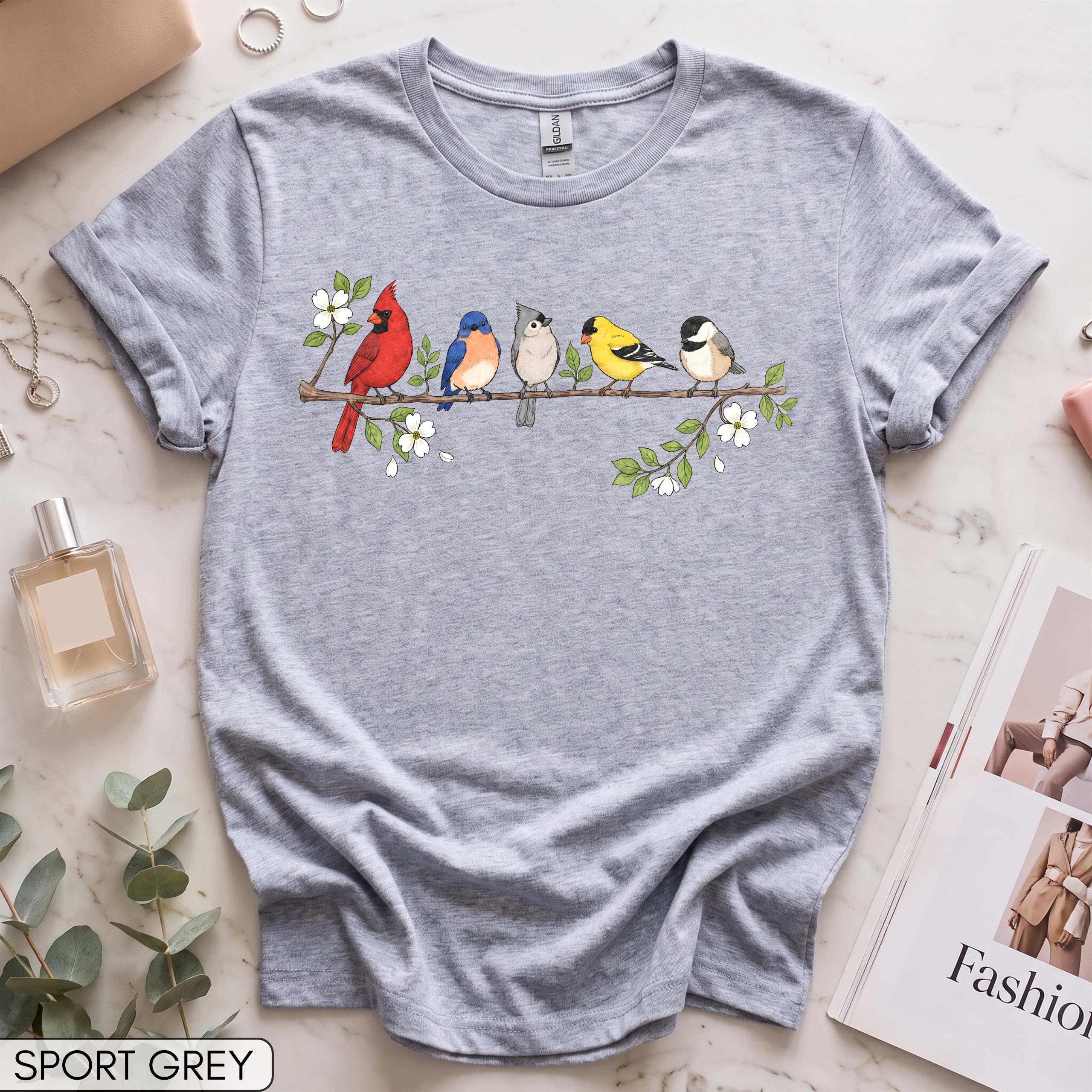 Backyard Birds  Women's Short Sleeve T-Shirt
