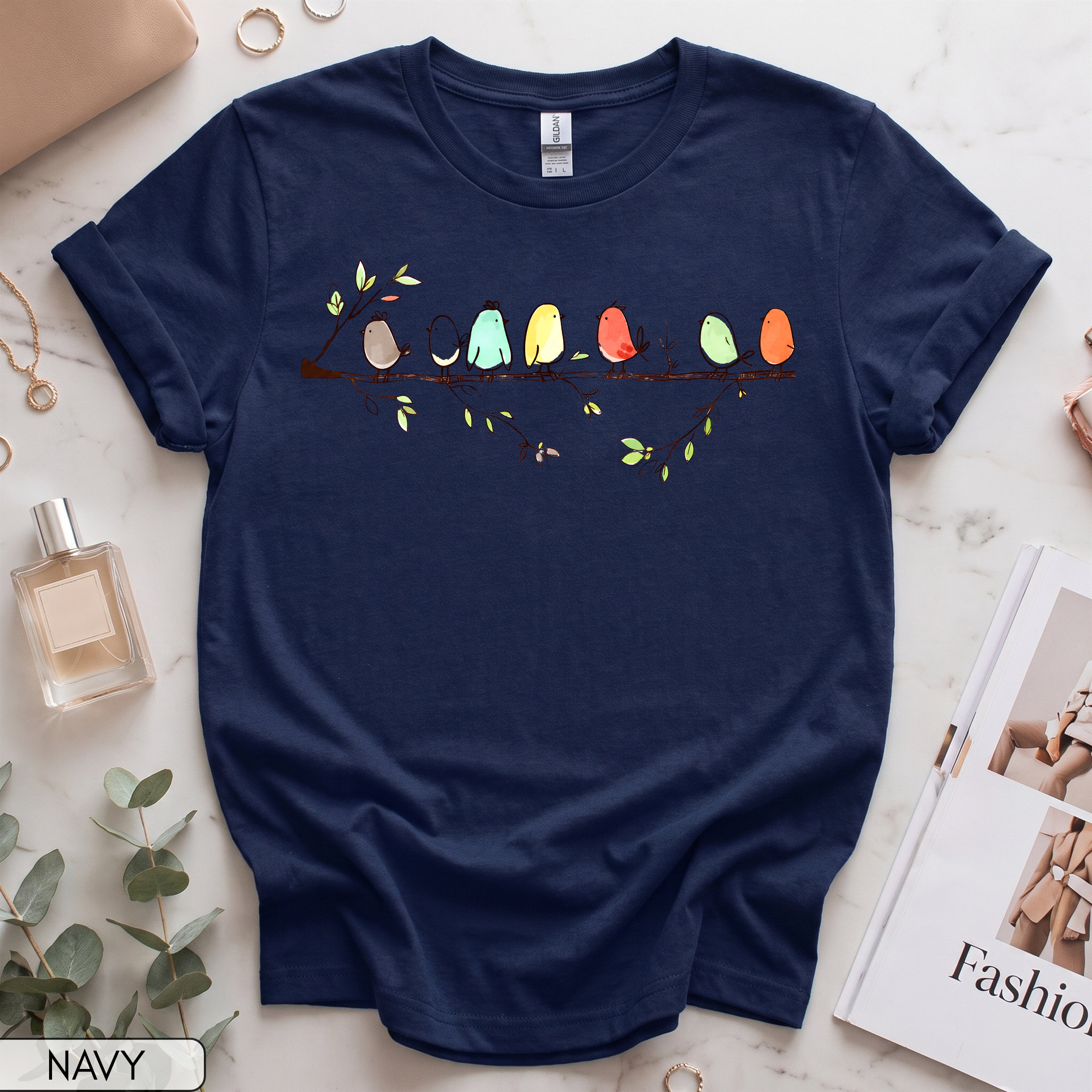 Cute Birds Women's Short Sleeve T-Shirt