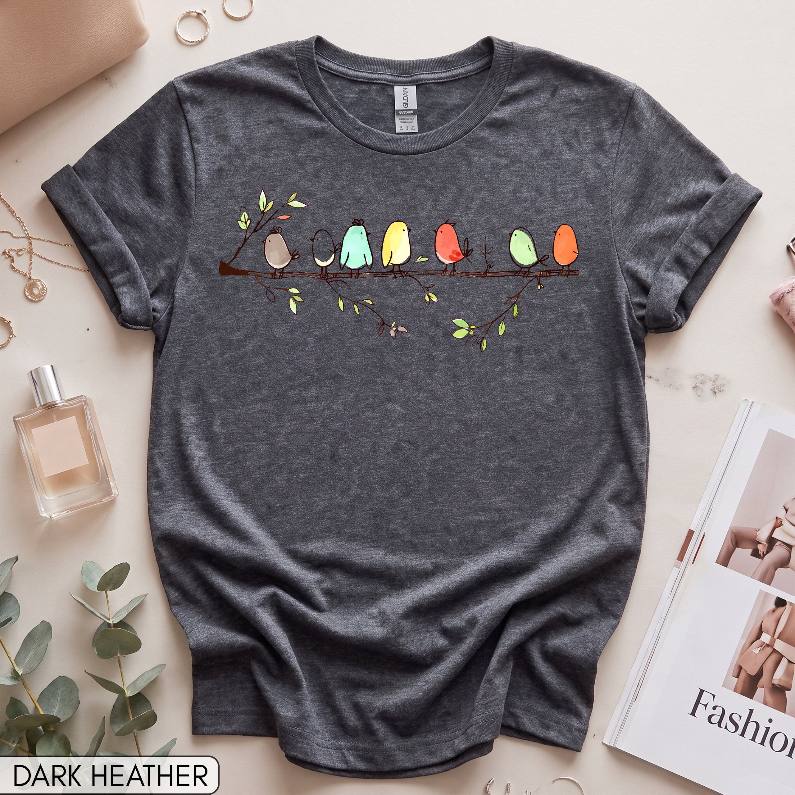 Cute Birds Women's Short Sleeve T-Shirt