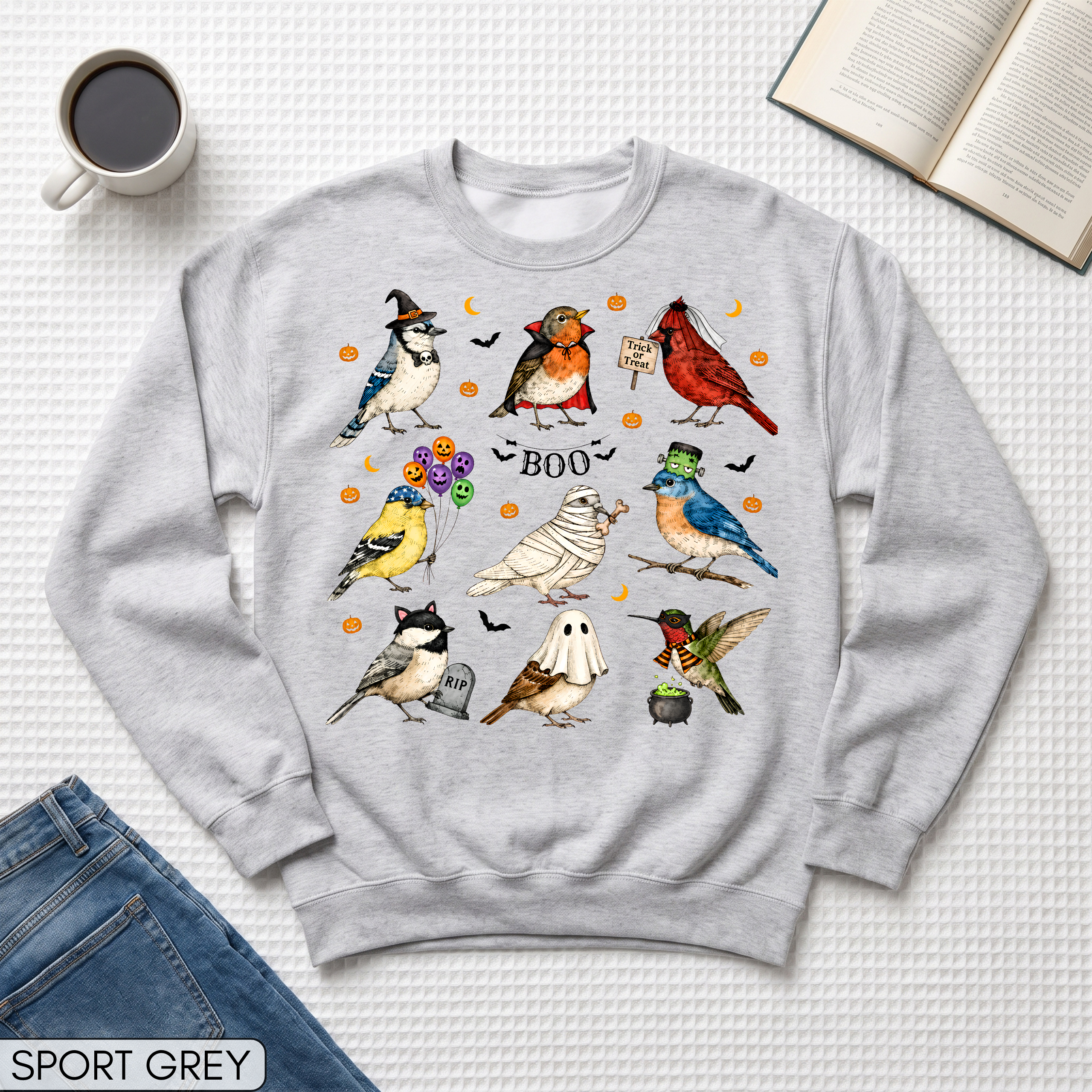 Halloween Birds Unisex Sweatshirt