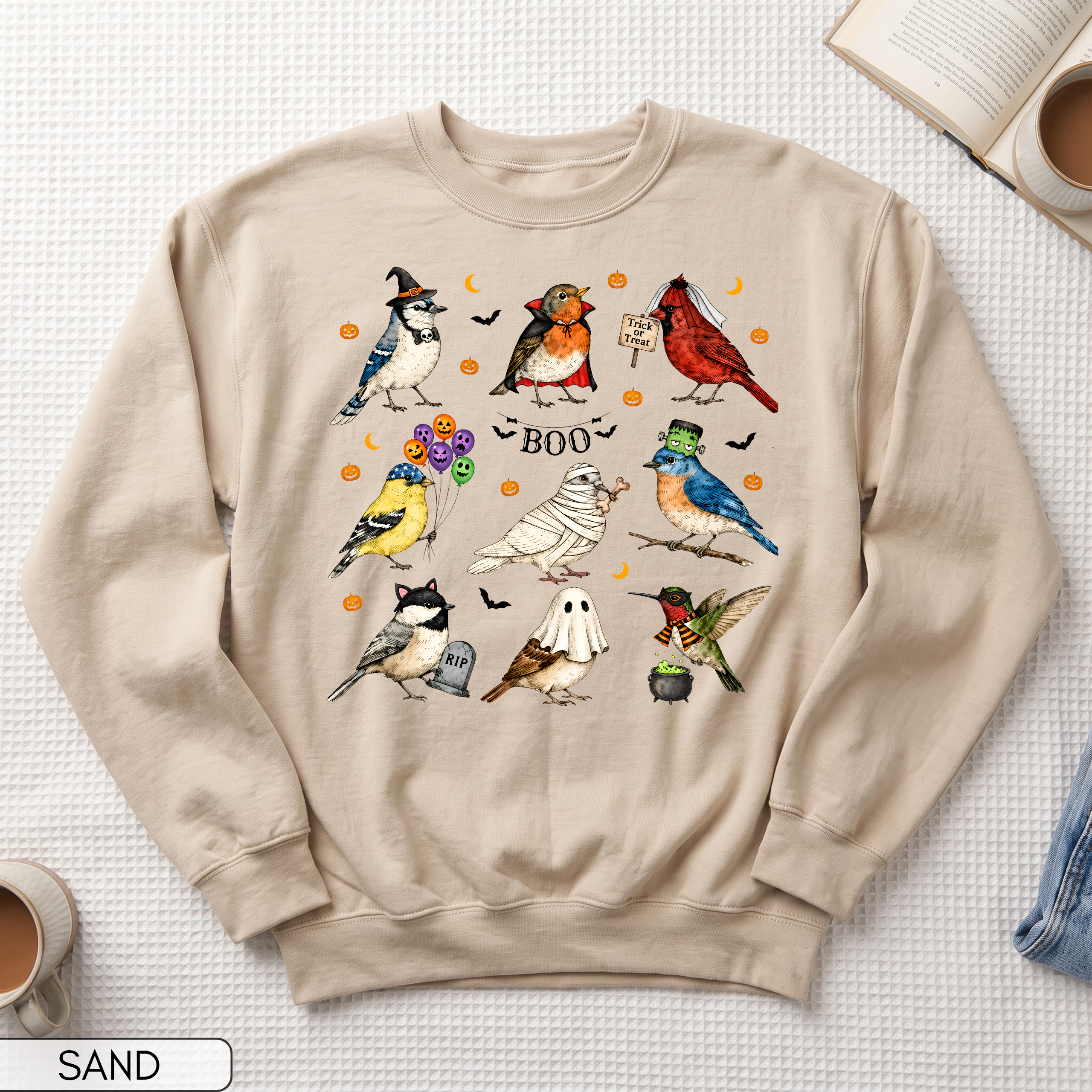 Halloween Birds Unisex Sweatshirt