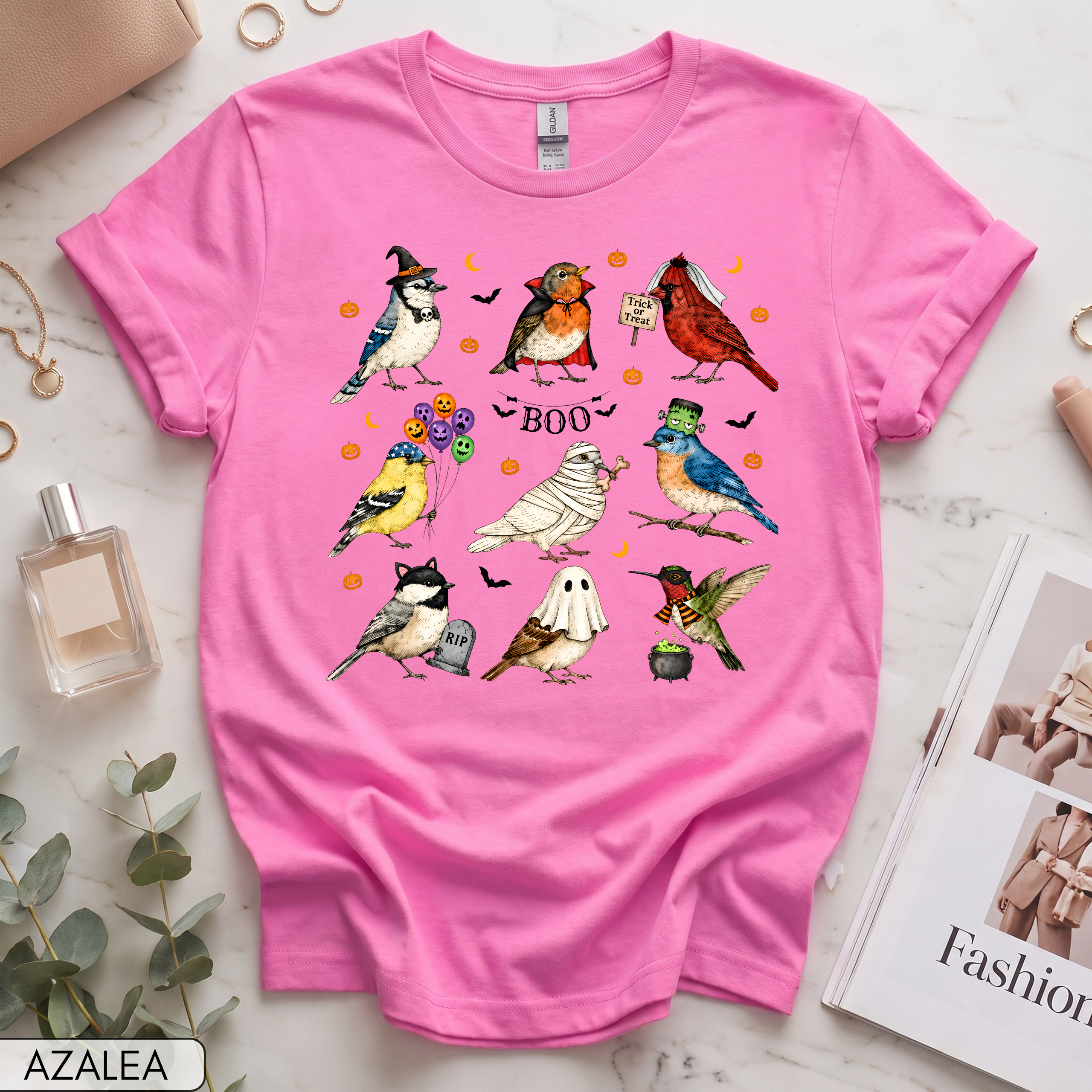 Halloween Birds Women's Short Sleeve T-Shirt