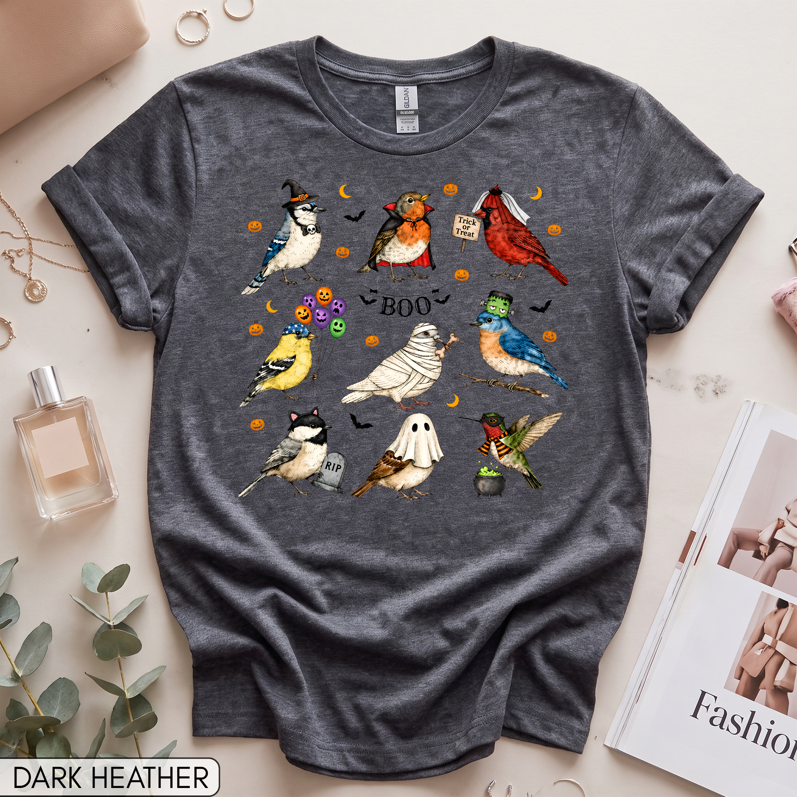 Halloween Birds Women's Short Sleeve T-Shirt