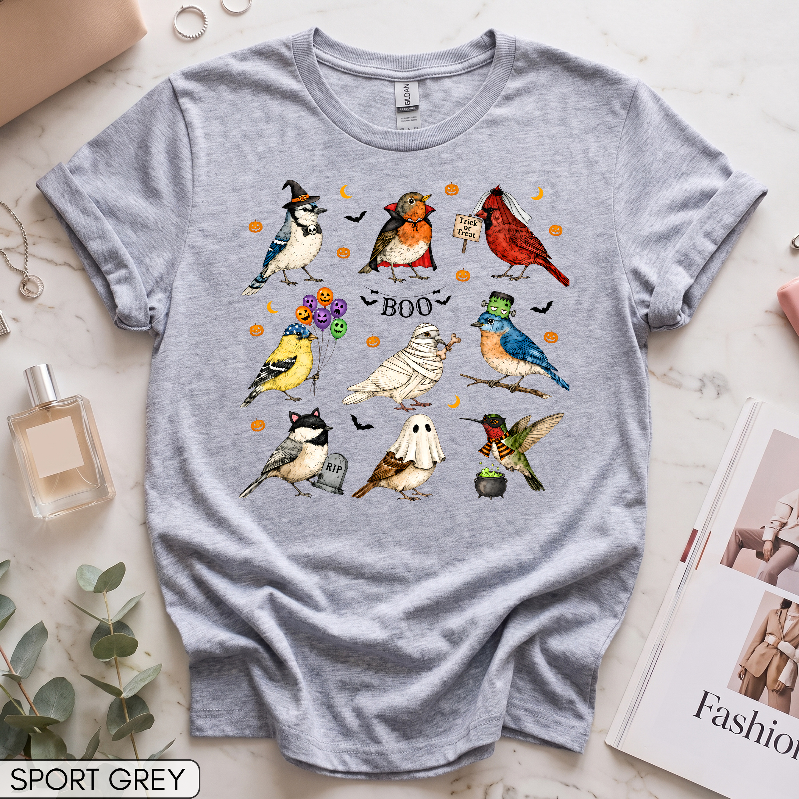 Halloween Birds Women's Short Sleeve T-Shirt