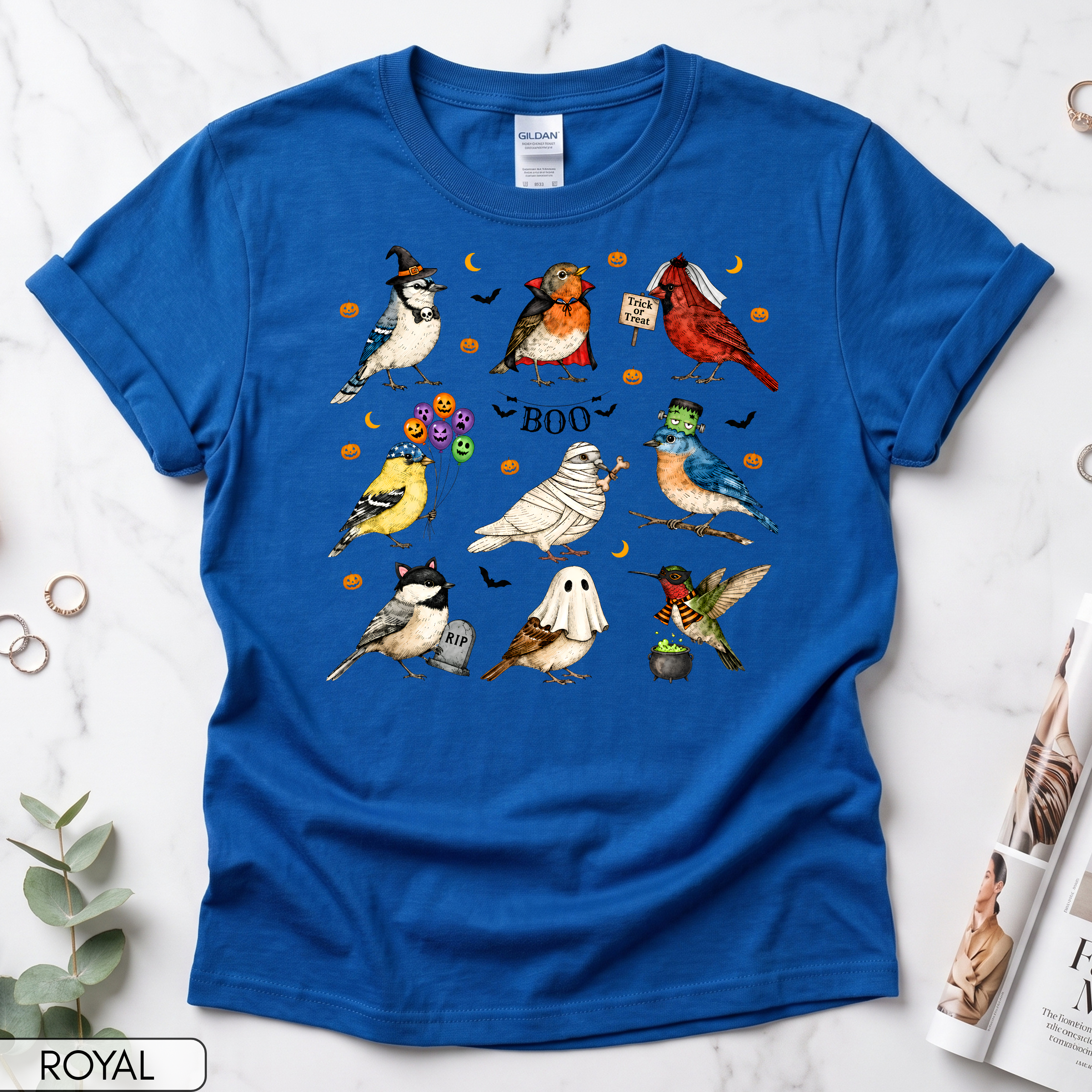 Halloween Birds Women's Short Sleeve T-Shirt