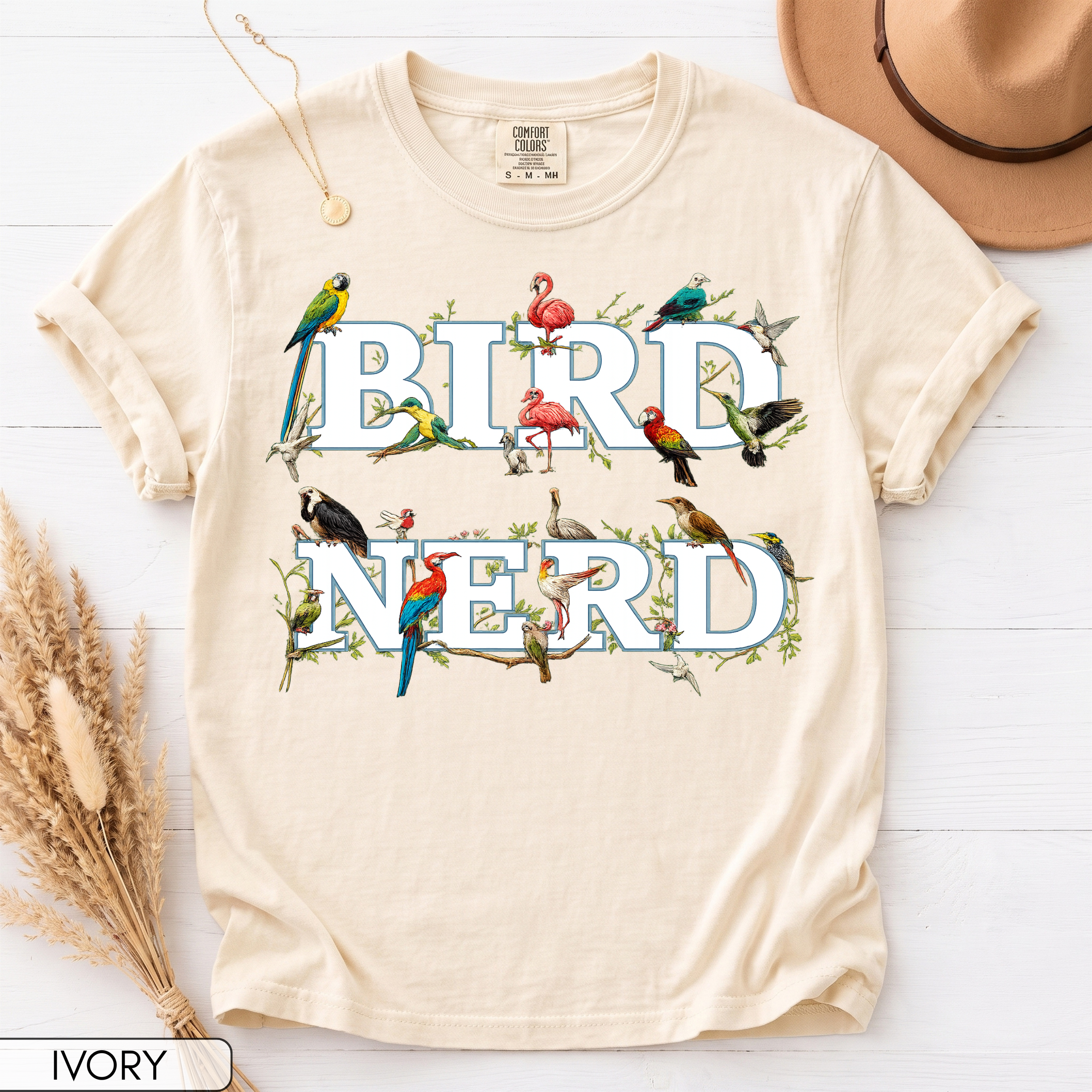 Bird Nerd Comfort Colors T-Shirt