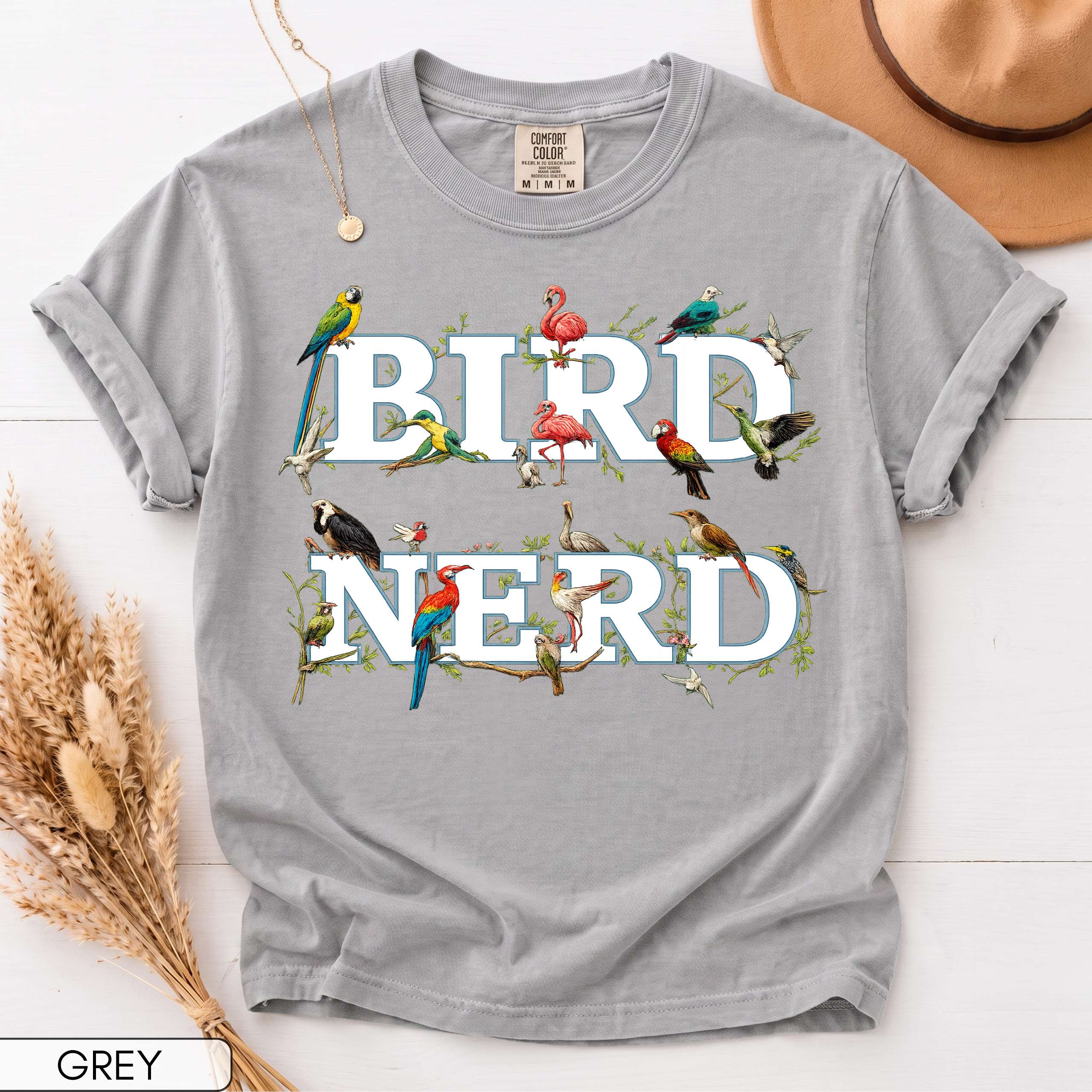 Bird Nerd Comfort Colors T-Shirt