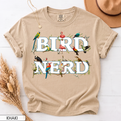 Bird Nerd Comfort Colors T-Shirt