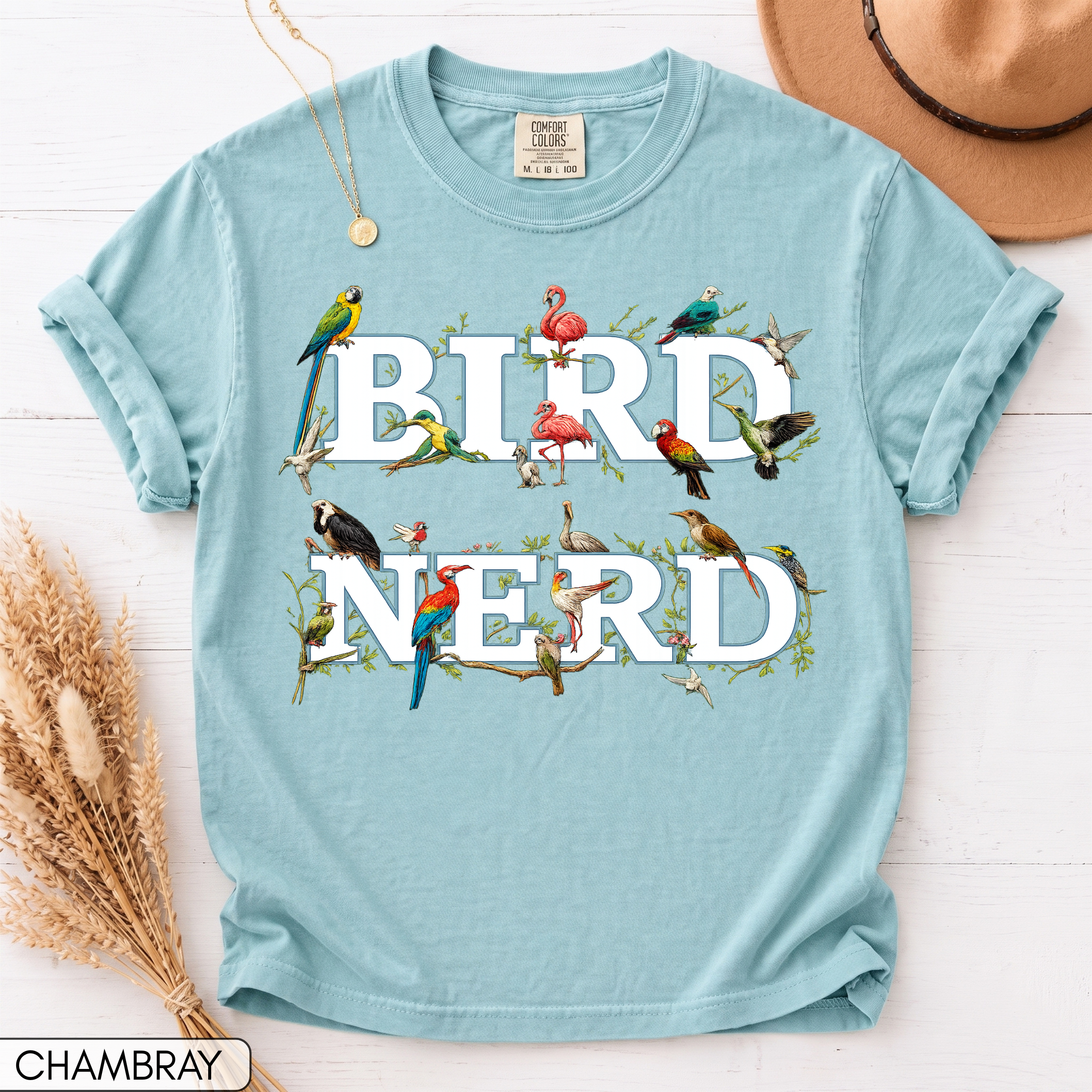 Bird Nerd Comfort Colors T-Shirt
