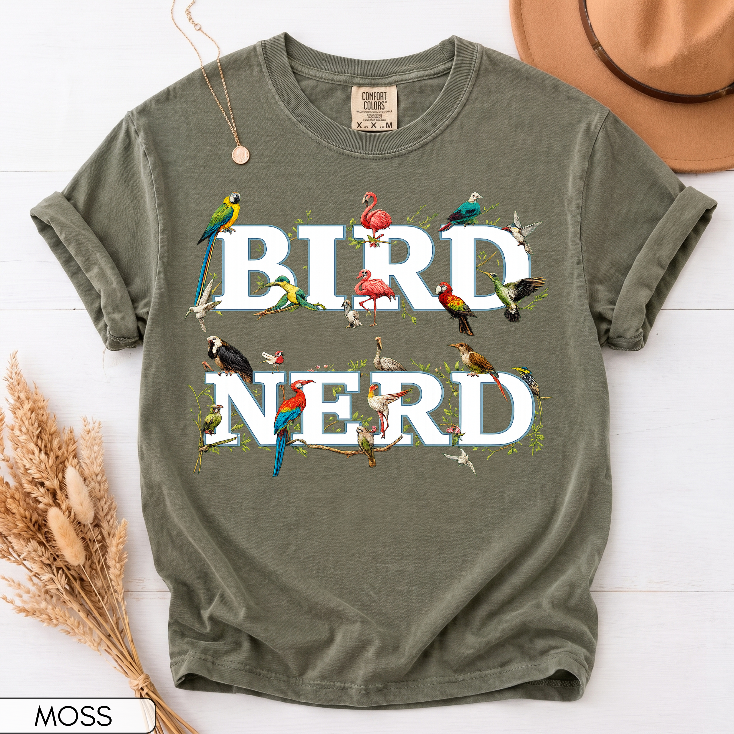 Bird Nerd Comfort Colors T-Shirt