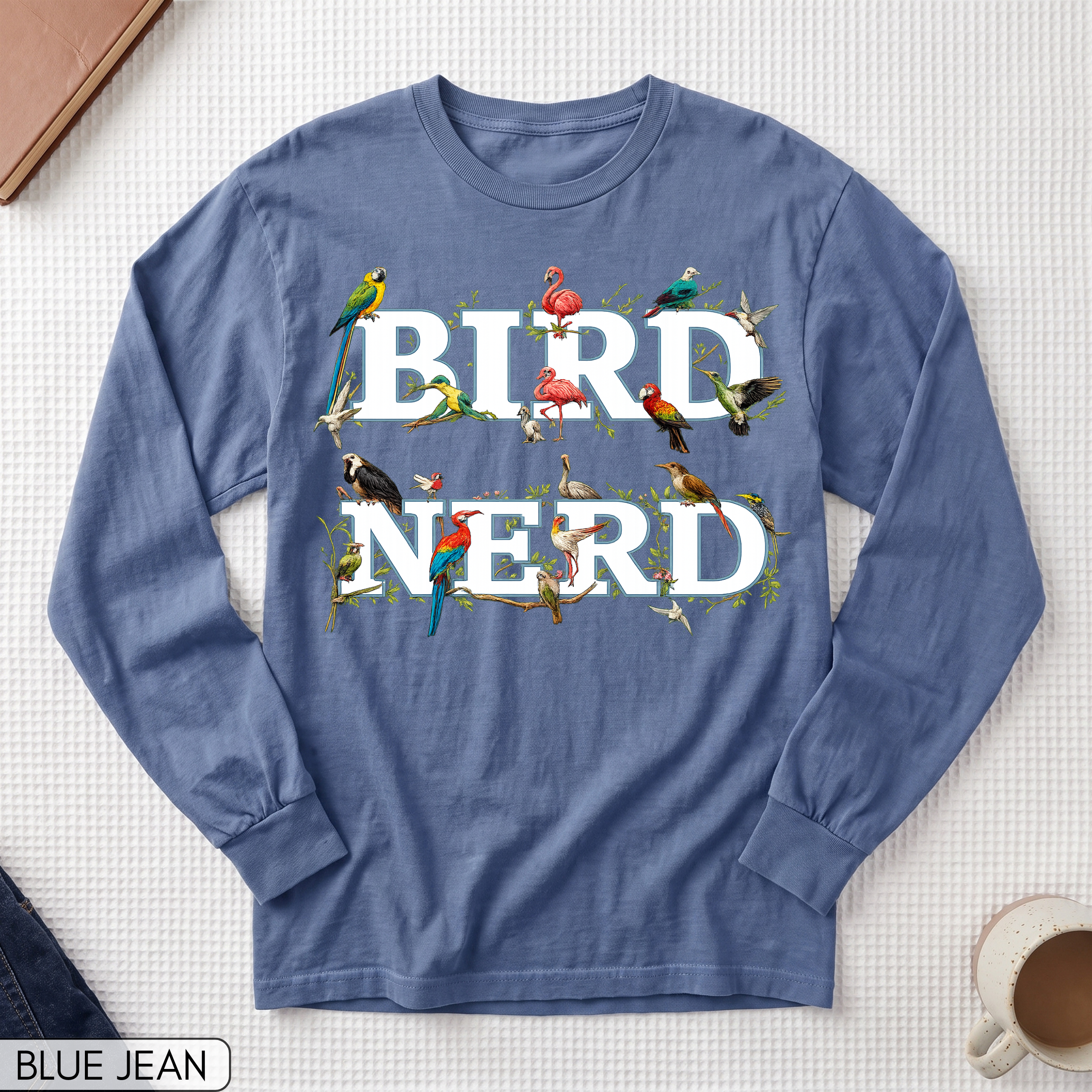 Bird Nerd Long Sleeve Shirt