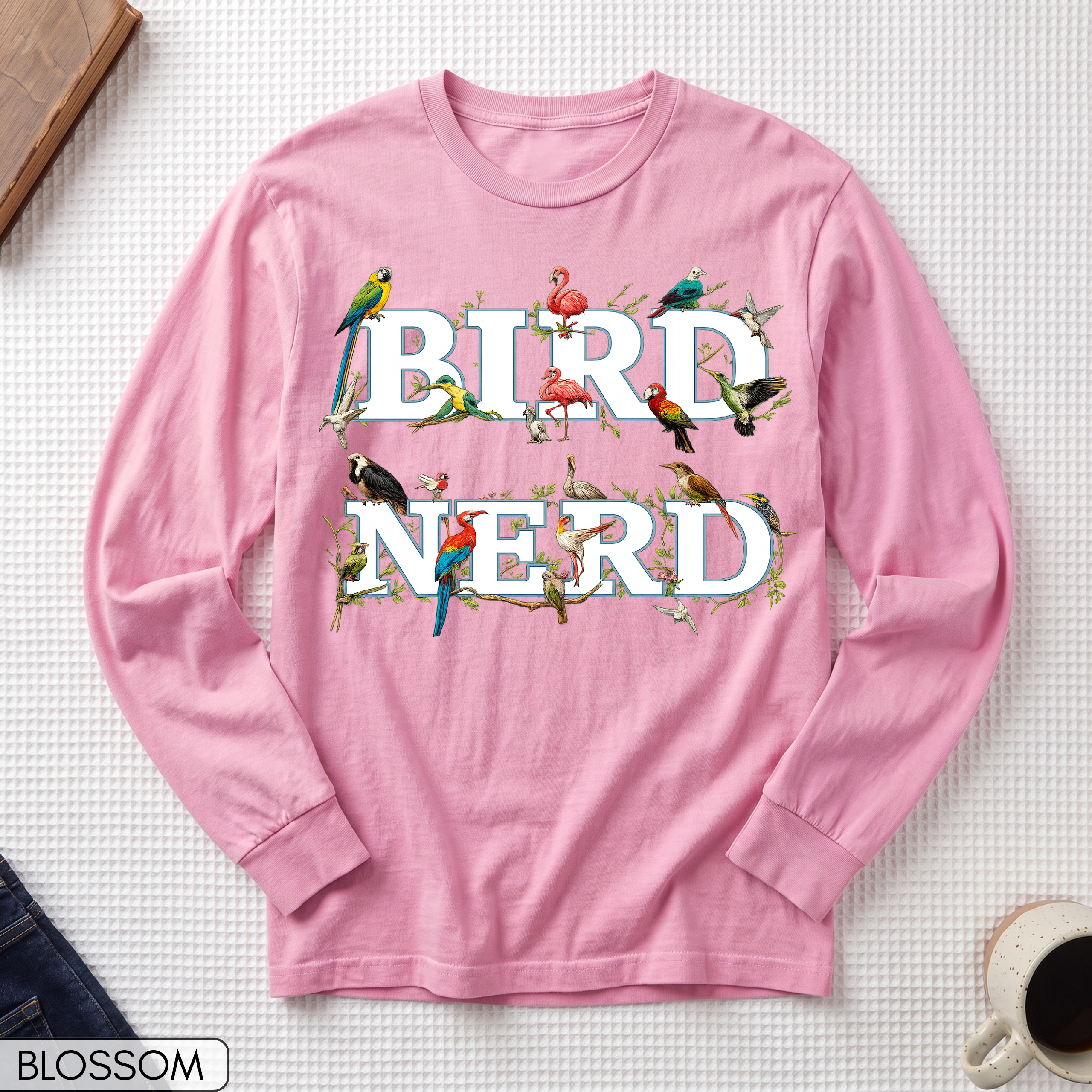 Bird Nerd Long Sleeve Shirt