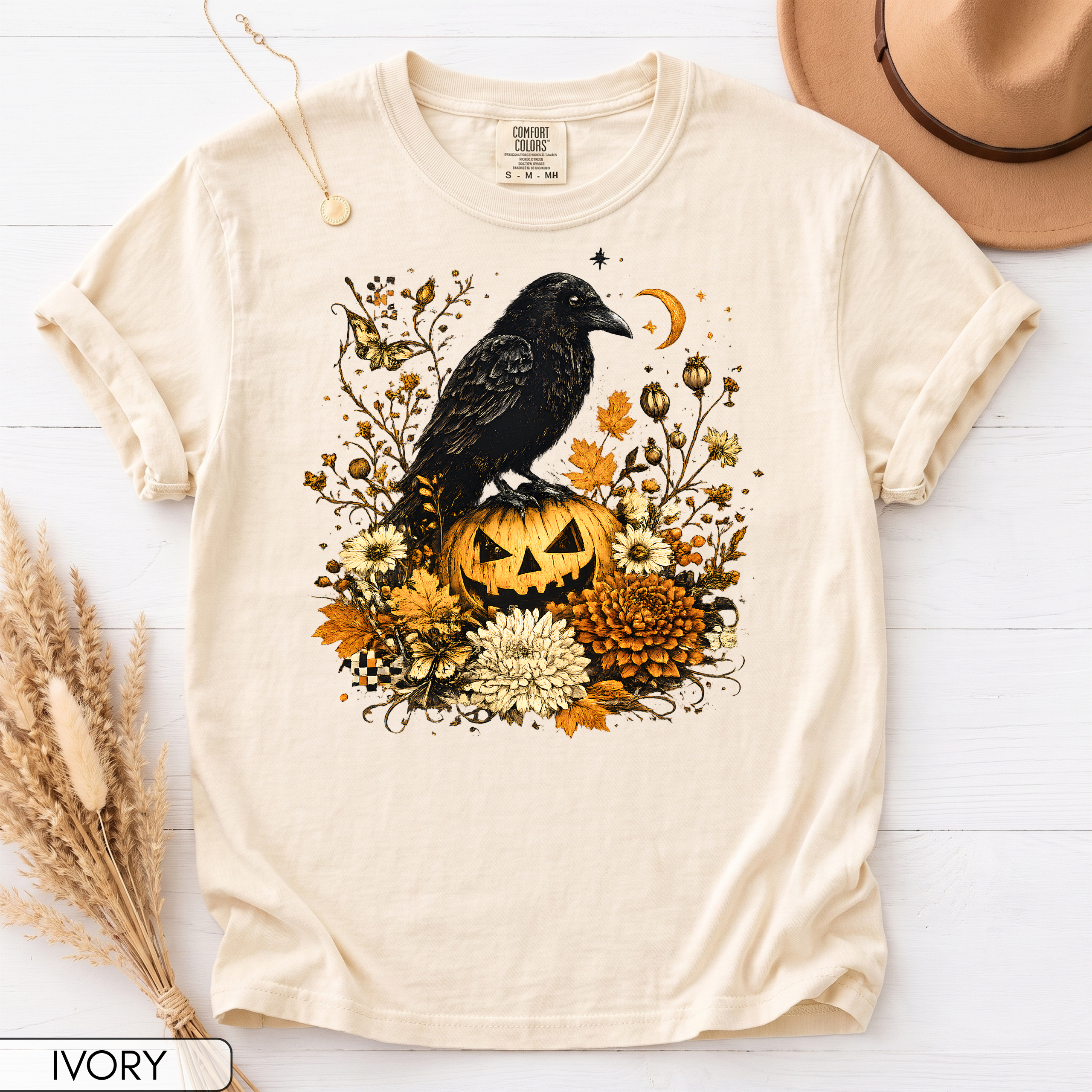 Halloween Raven Unisex T-Shirt