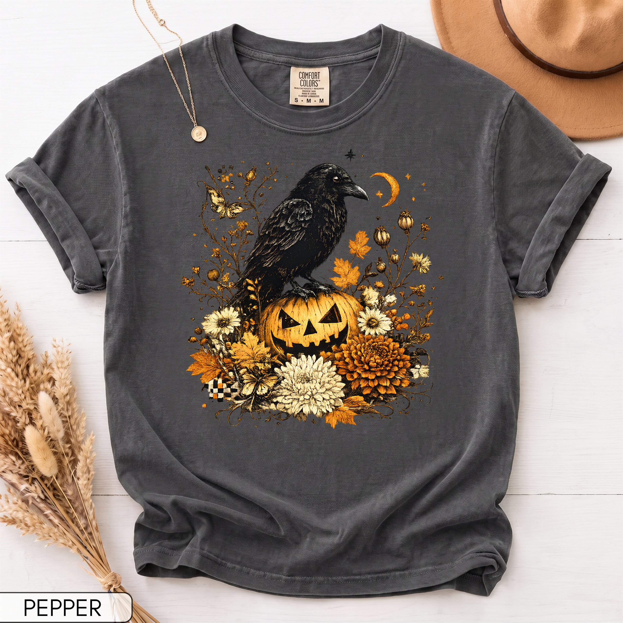 Halloween Raven Unisex T-Shirt