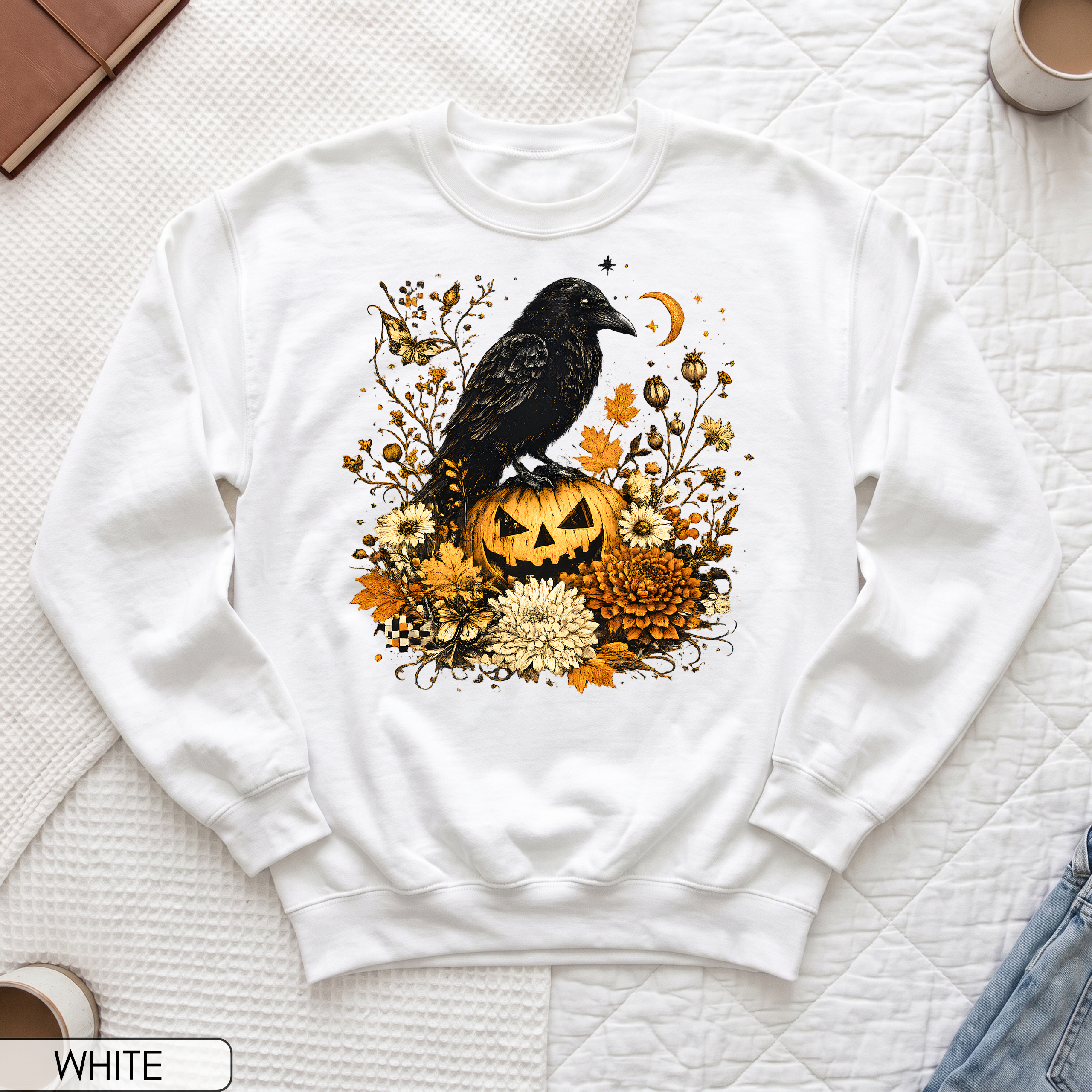 Halloween Raven Unisex Sweatshirt