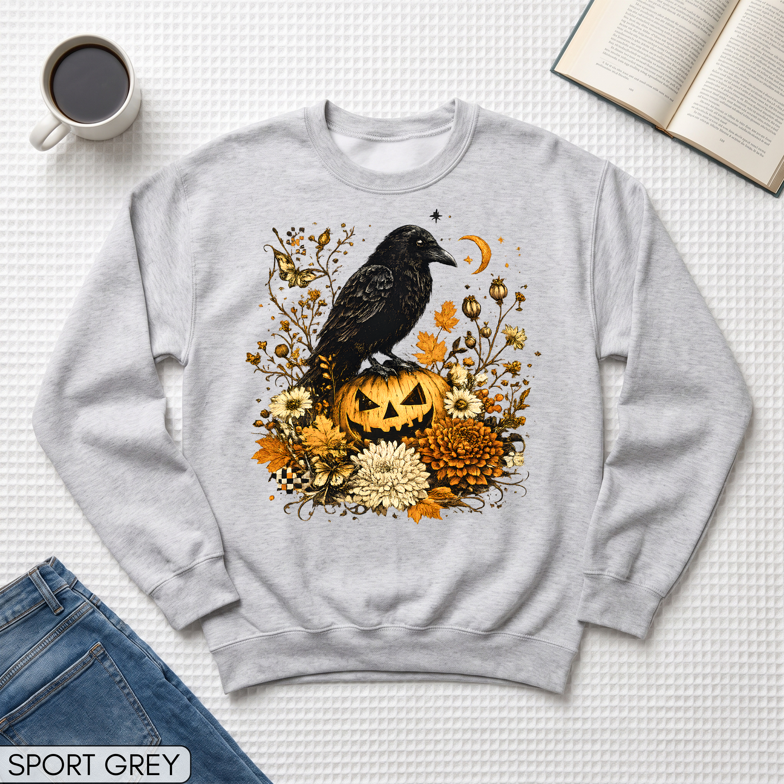 Halloween Raven Unisex Sweatshirt