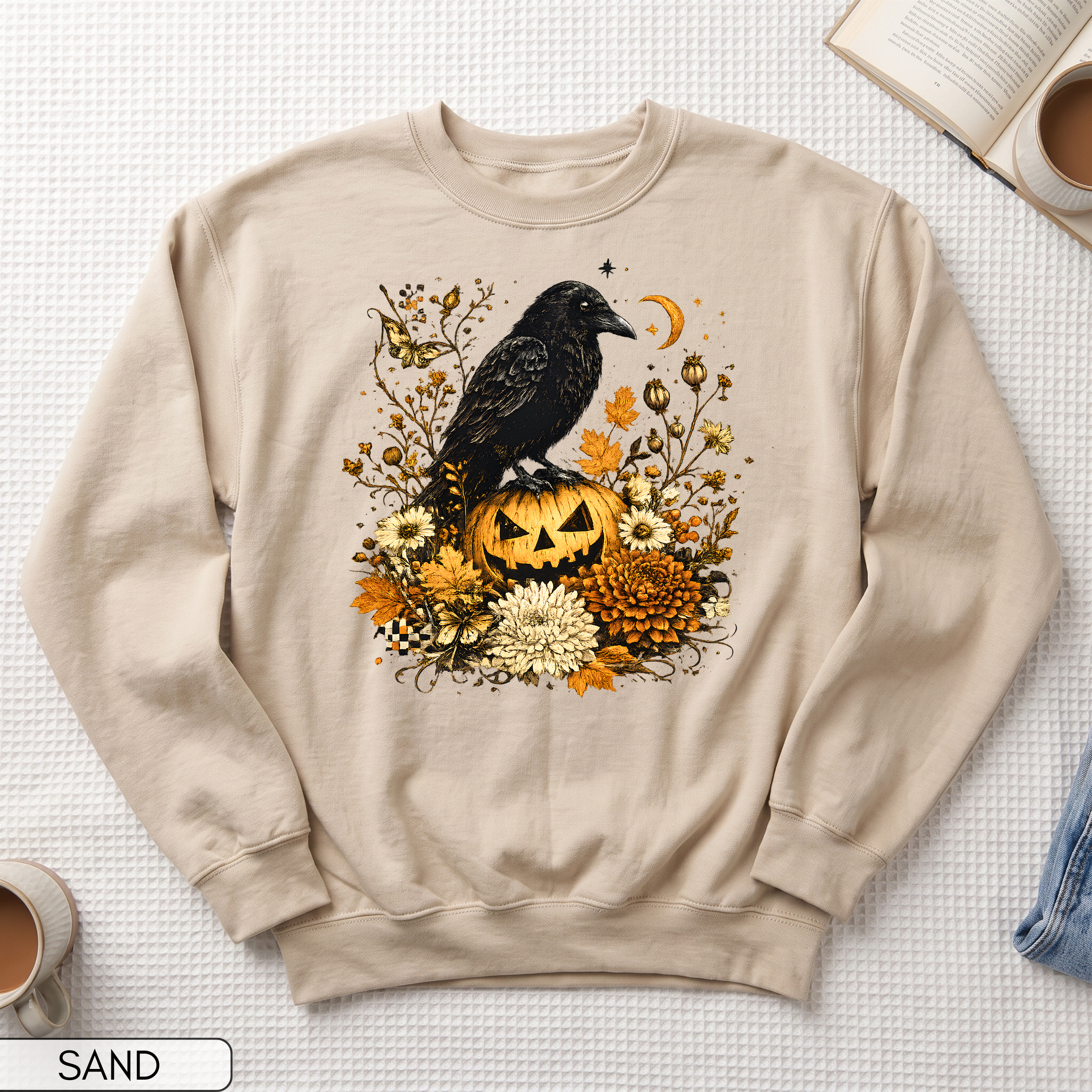Halloween Raven Unisex Sweatshirt