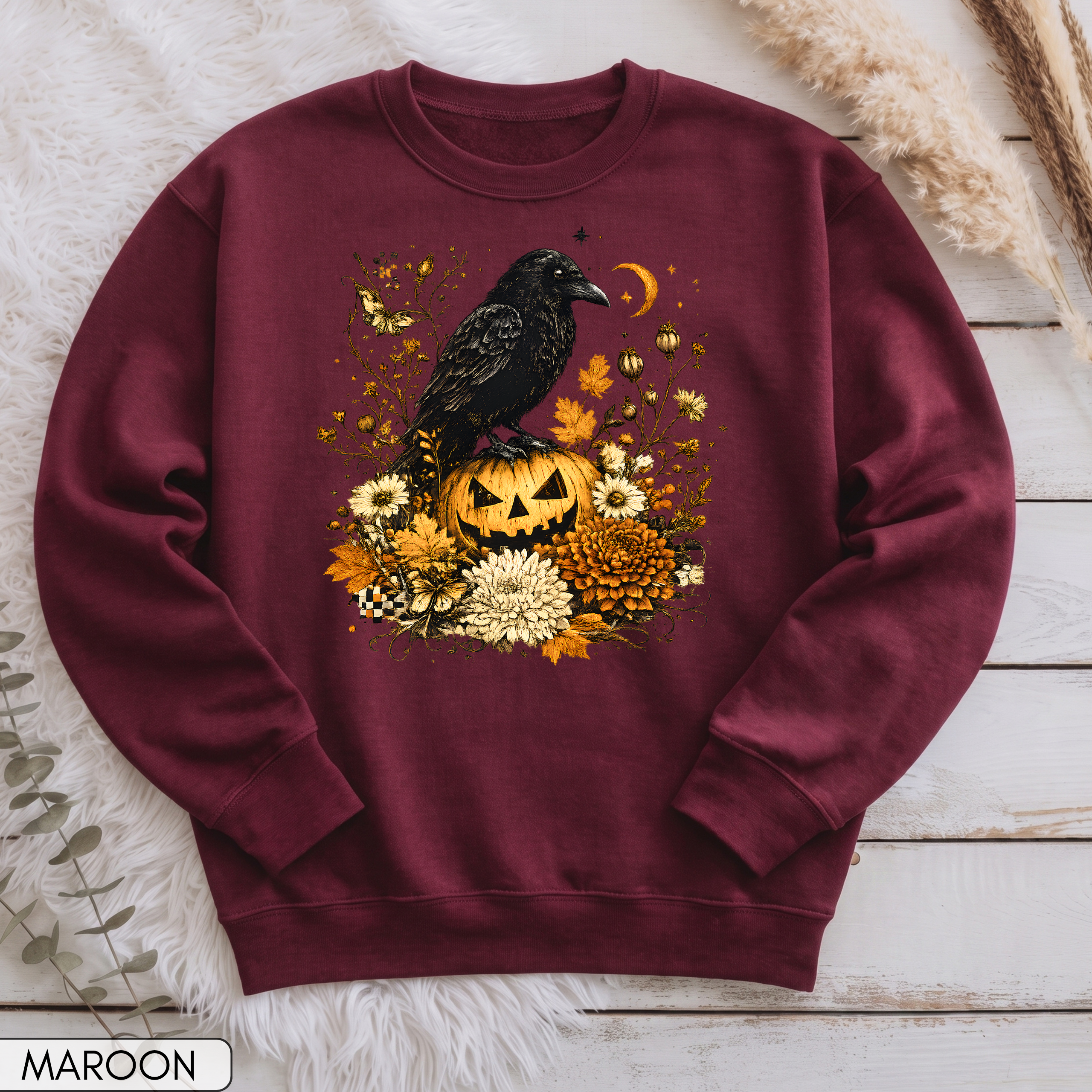 Halloween Raven Unisex Sweatshirt