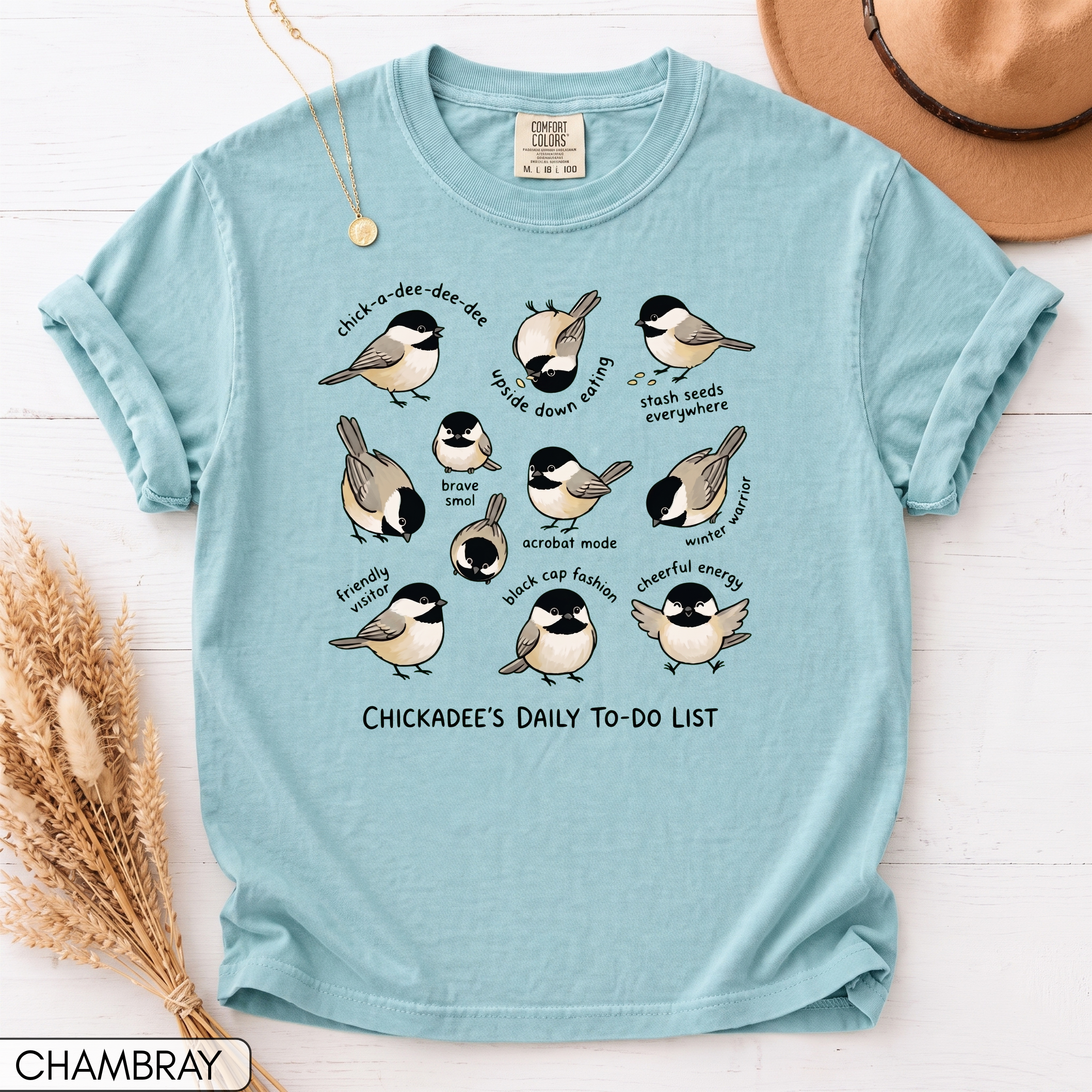 Funny Chickadee Unisex T-Shirt