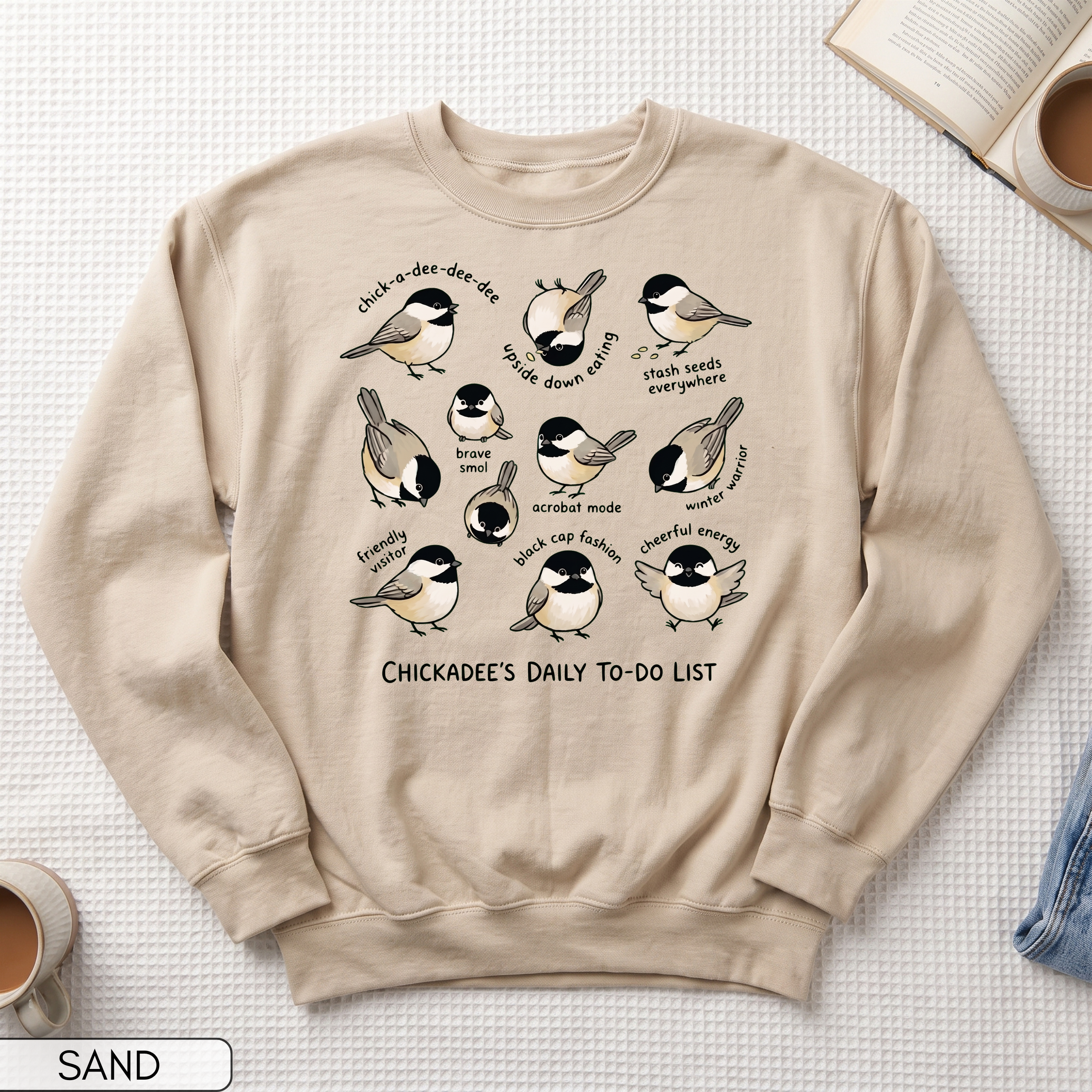 Funny Chickadee Unisex Sweatshirt