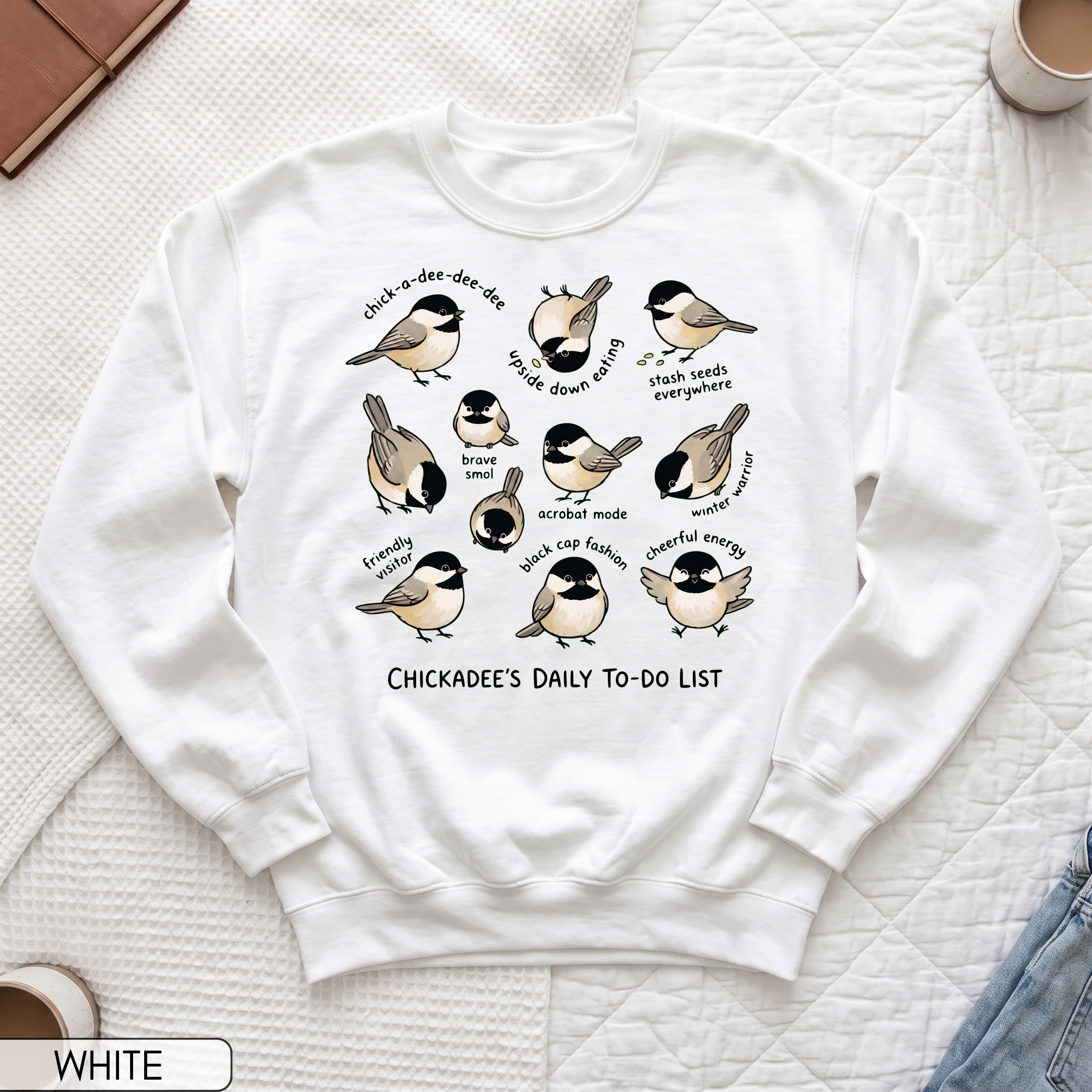 Funny Chickadee Unisex Sweatshirt