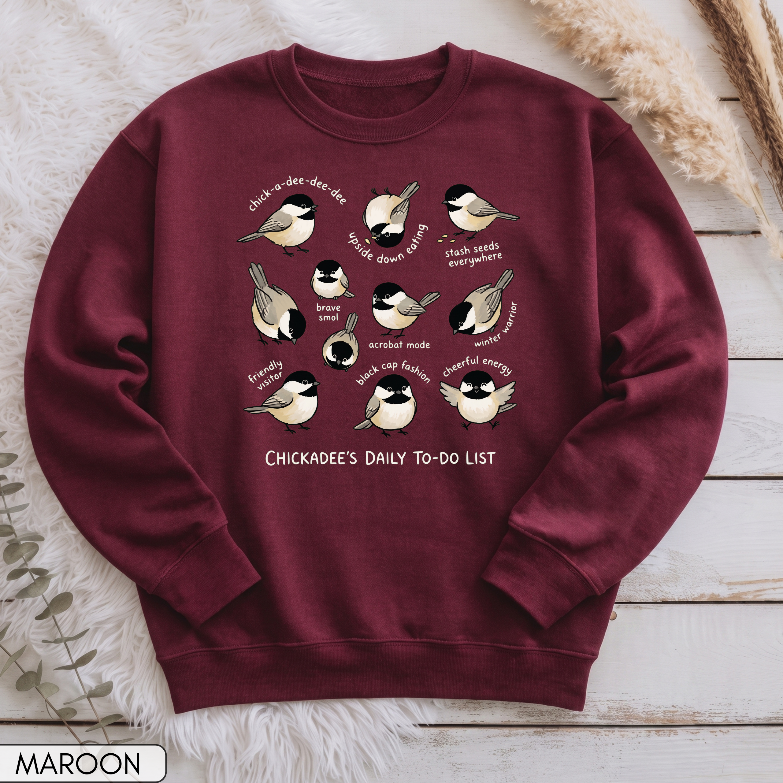 Funny Chickadee Unisex Sweatshirt