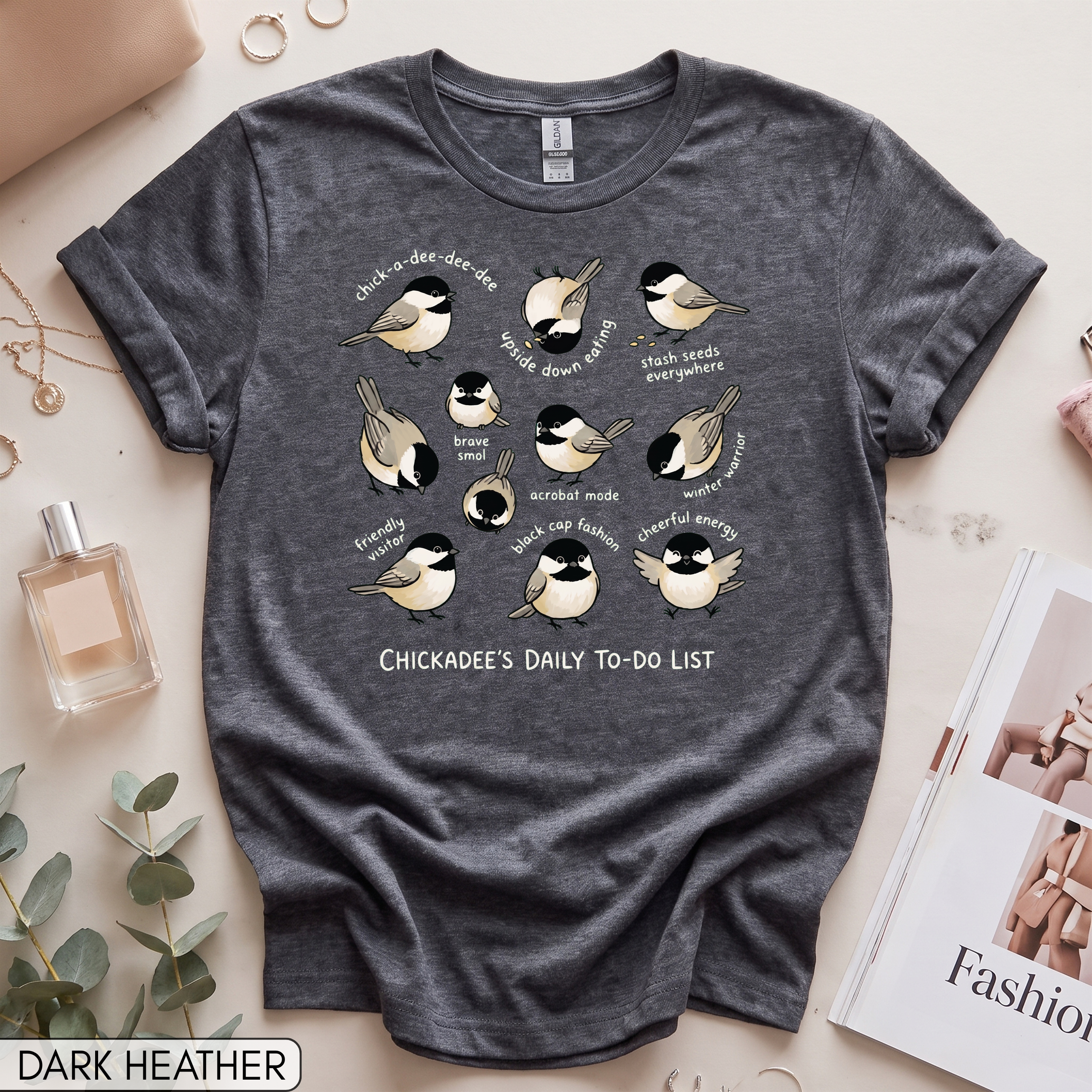 Funny Chickadee Women's Short Sleeve T-Shirt
