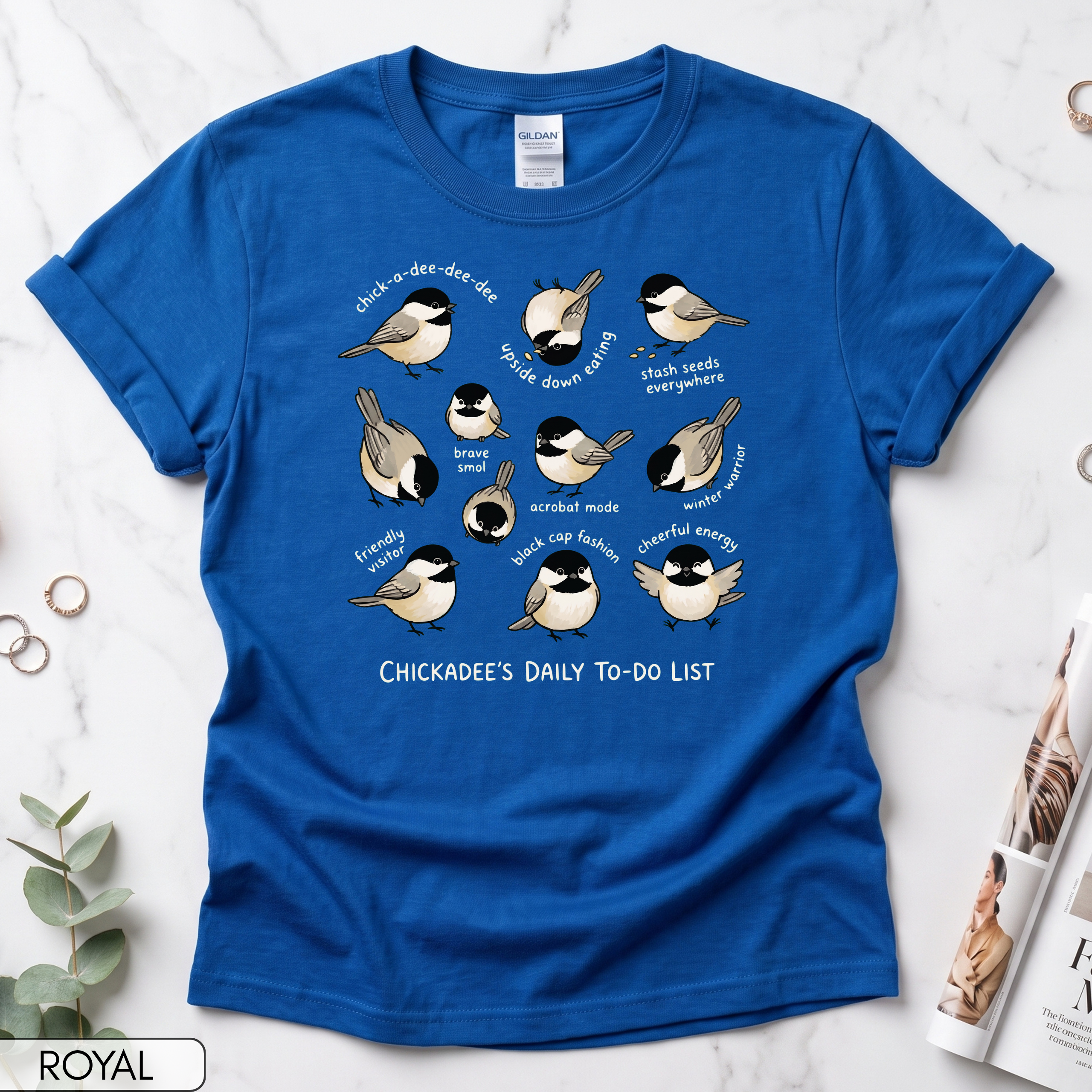 Funny Chickadee Women's Short Sleeve T-Shirt