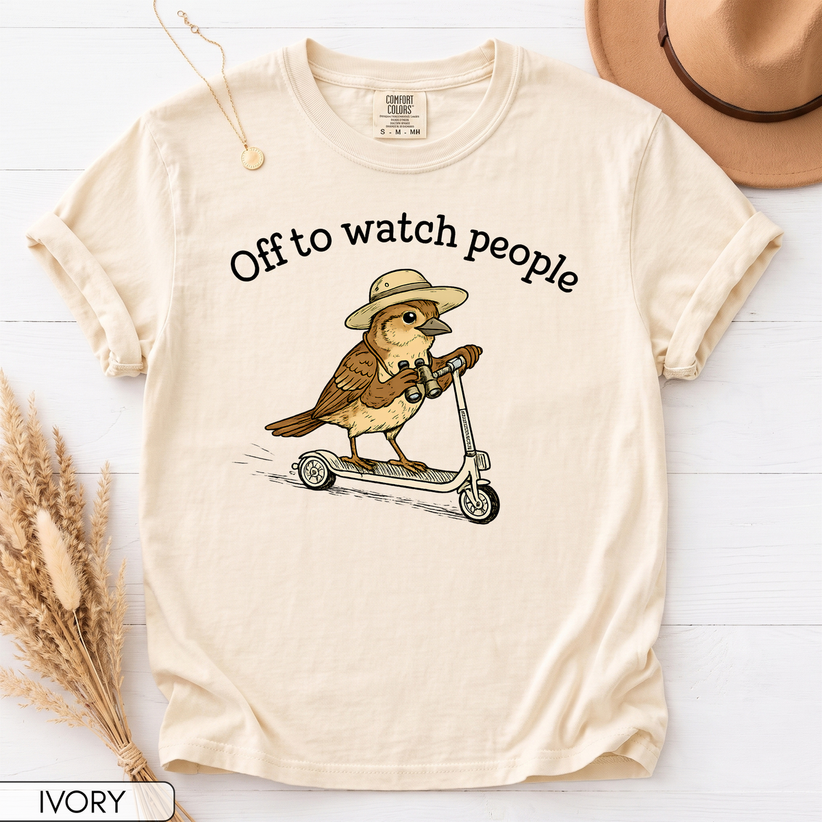 Off to Watch People Funny Unisex T-Shirt