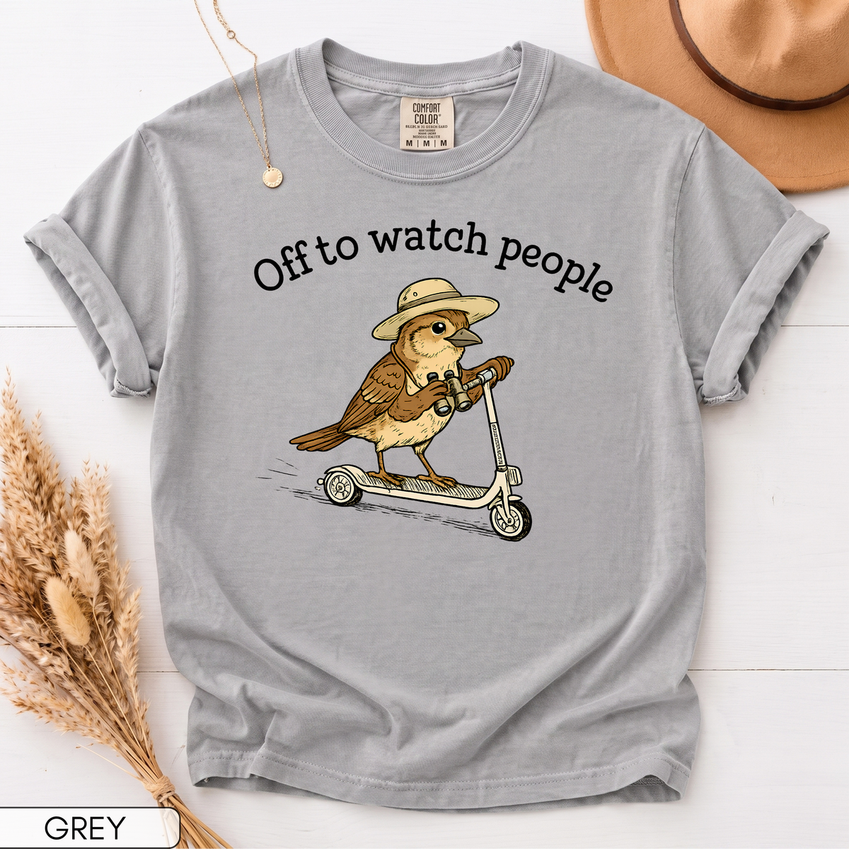 Off to Watch People Funny Unisex T-Shirt