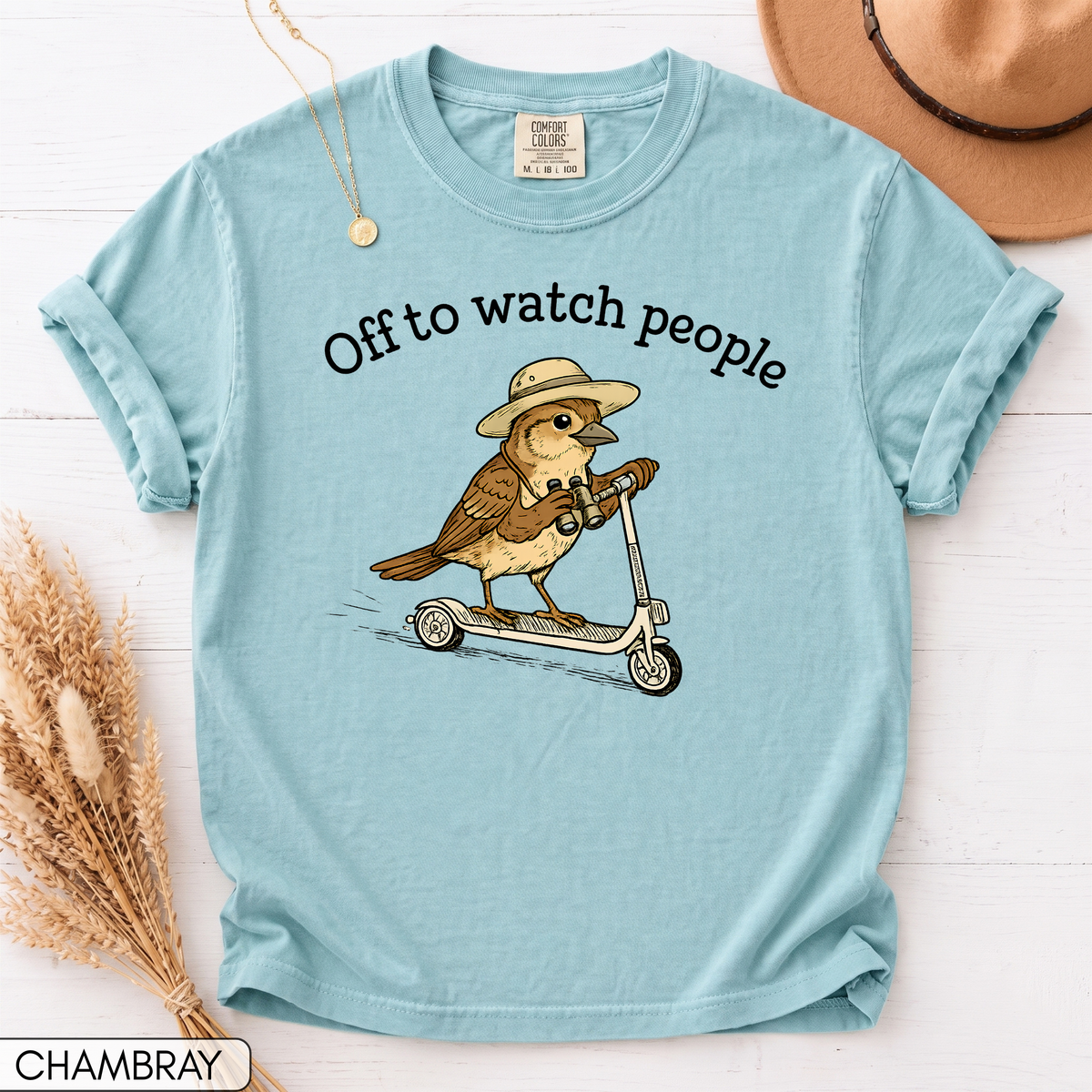Off to Watch People Funny Unisex T-Shirt