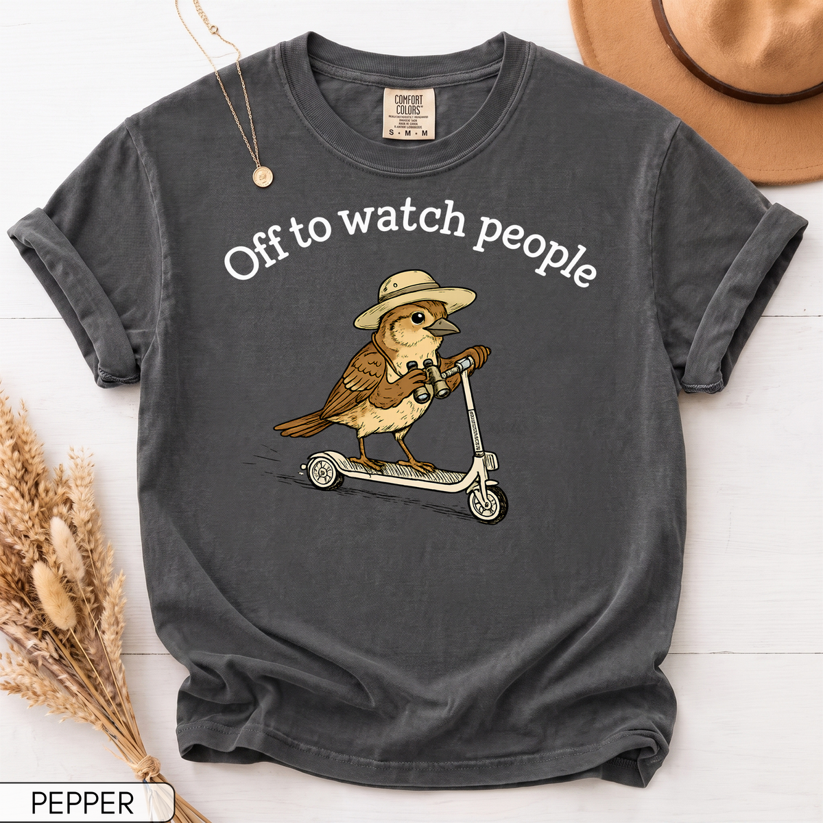 Off to Watch People Funny Unisex T-Shirt