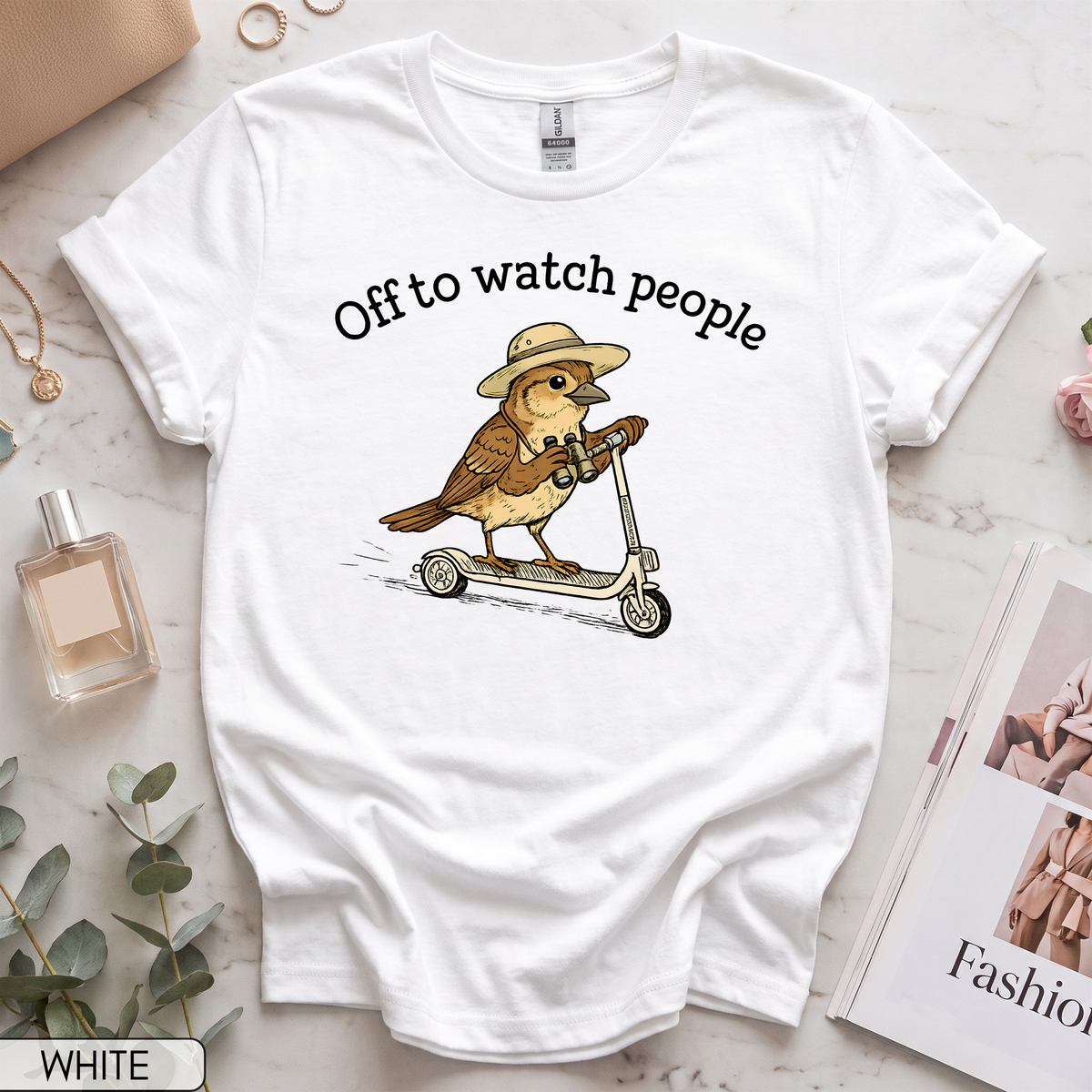 Off to Watch People Funny Women's Short Sleeve T-Shirt