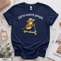 Off to Watch People Funny Women's Short Sleeve T-Shirt