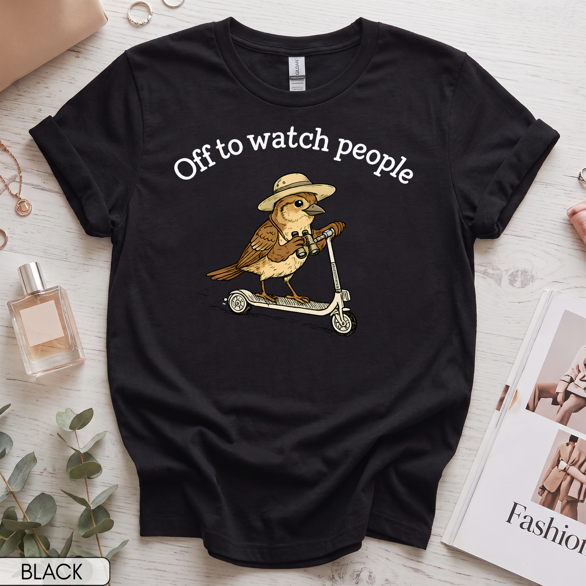 Off to Watch People Funny Women's Short Sleeve T-Shirt