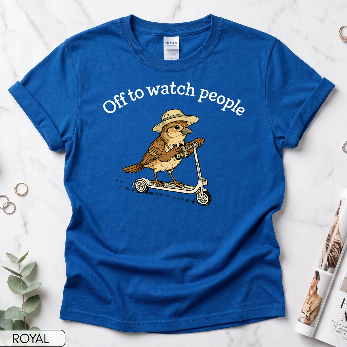 Off to Watch People Funny Women's Short Sleeve T-Shirt