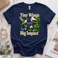 Tiny Wings Big Impact Hummingbird Women's Short Sleeve T-Shirt