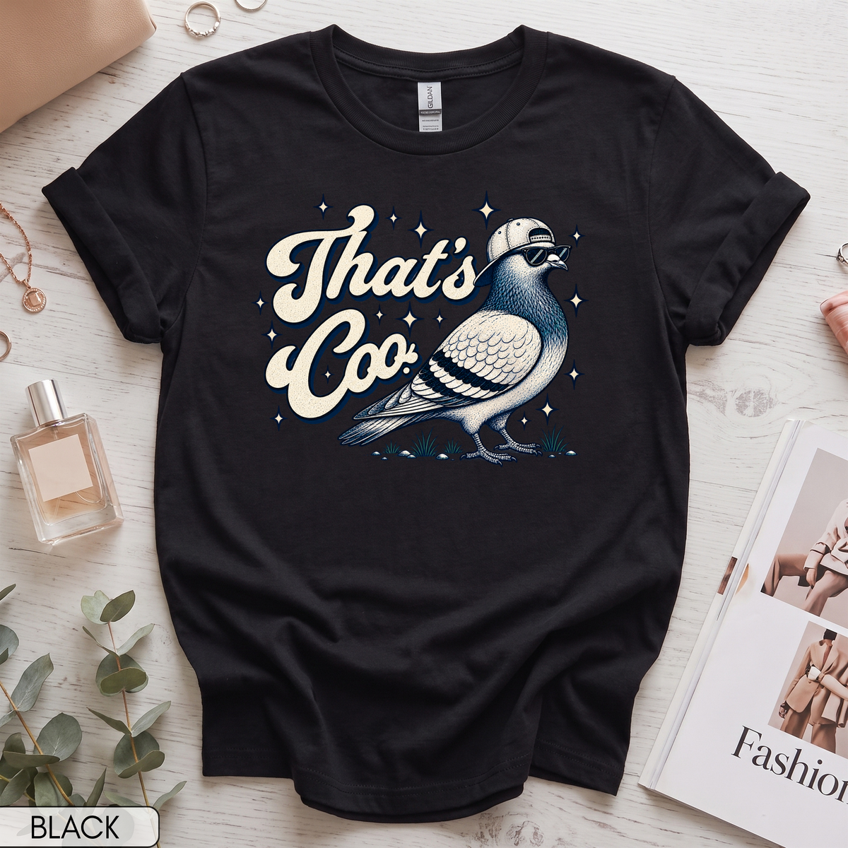 That's Coo Funny Pigeon Women's Short Sleeve T-Shirt