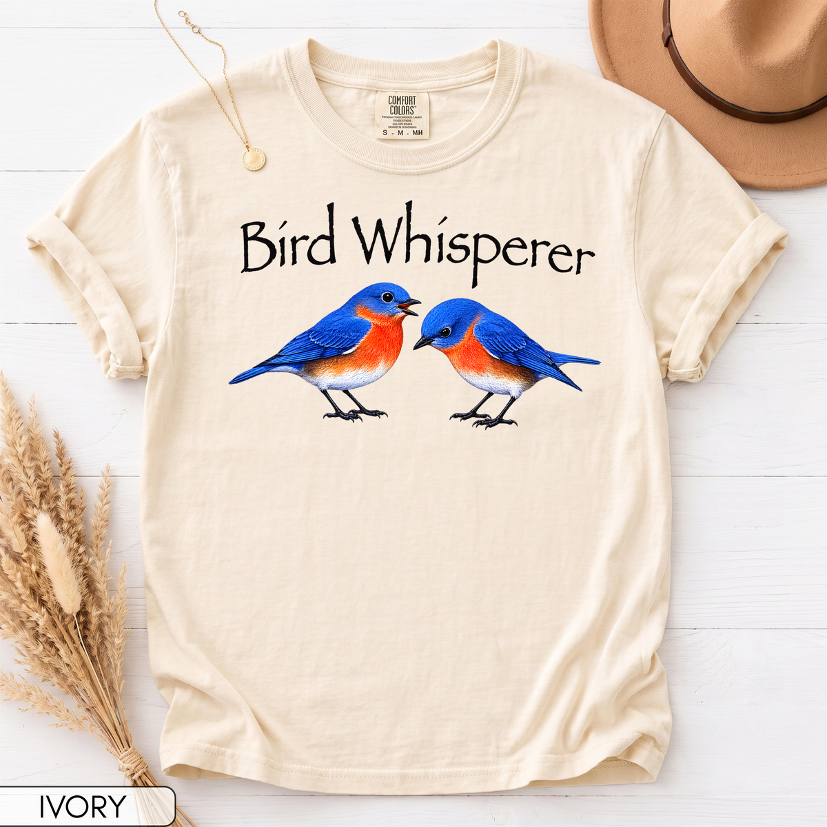 Bird Whisperer Bluebird Unisex T-Shirt