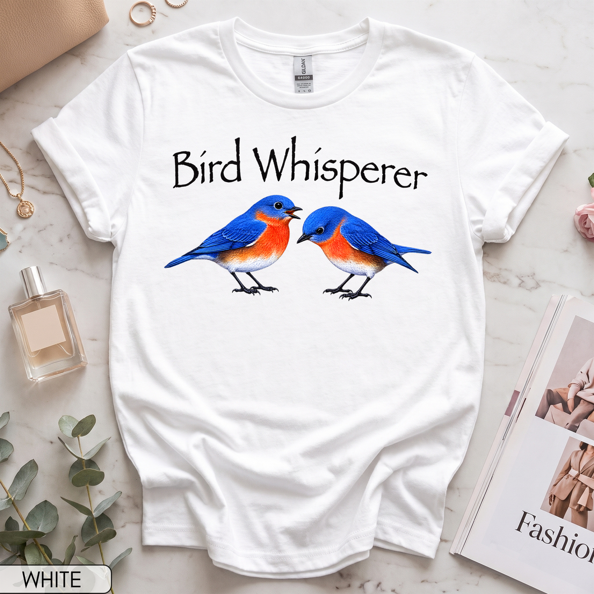 Bird Whisperer Bluebird Women's Short Sleeve T-Shirt