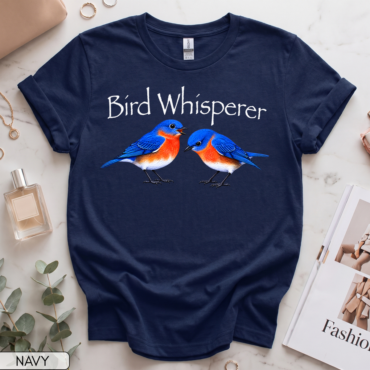 Bird Whisperer Bluebird Women's Short Sleeve T-Shirt