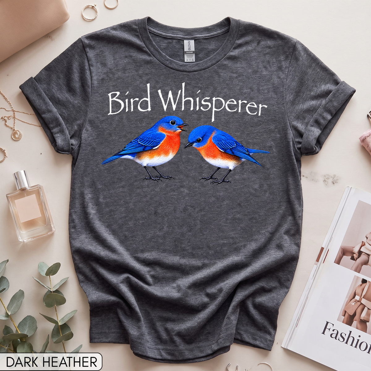 Bird Whisperer Bluebird Women's Short Sleeve T-Shirt